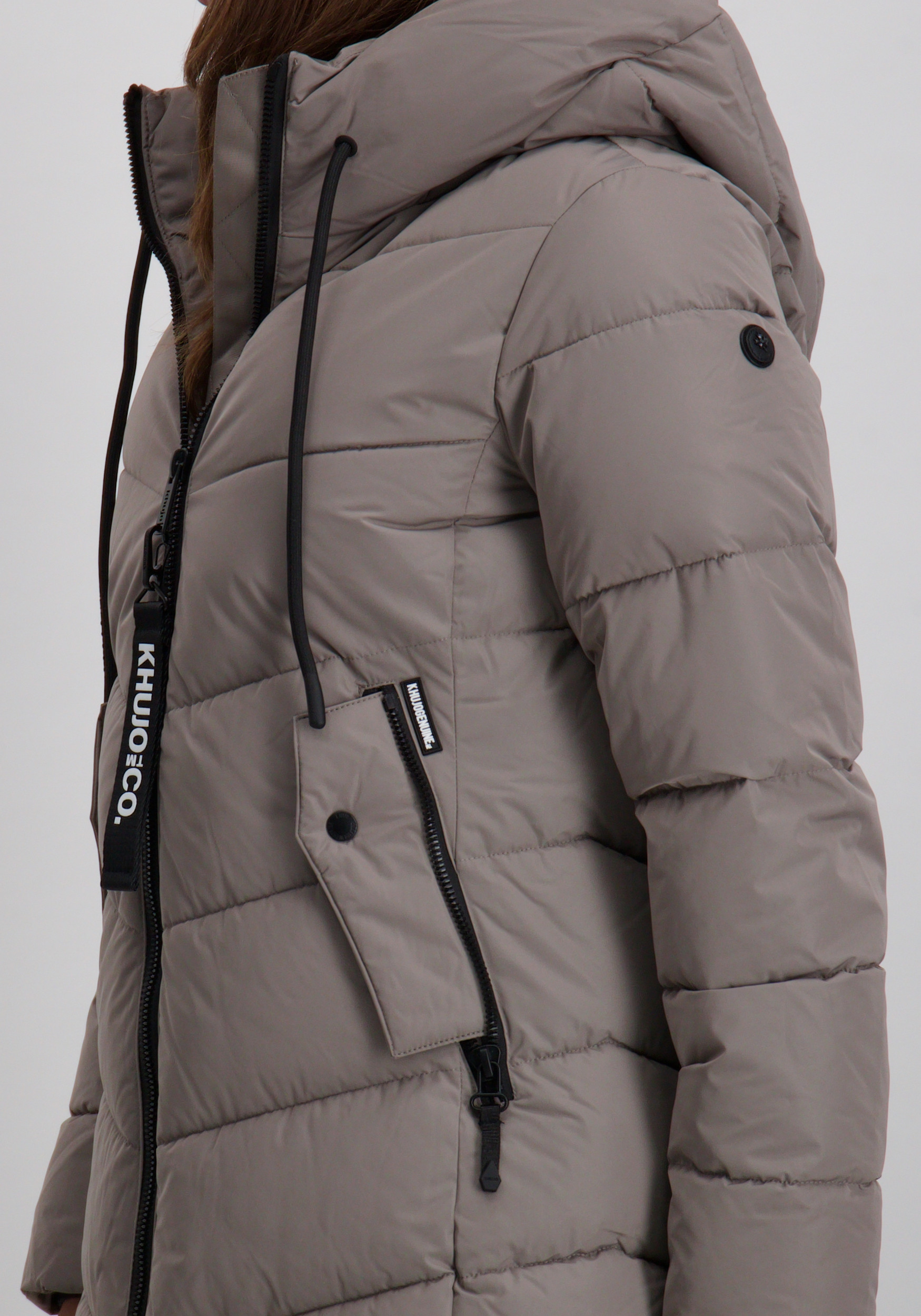 KHUJO Winterjas Mikia2 1257CO253 Taupe