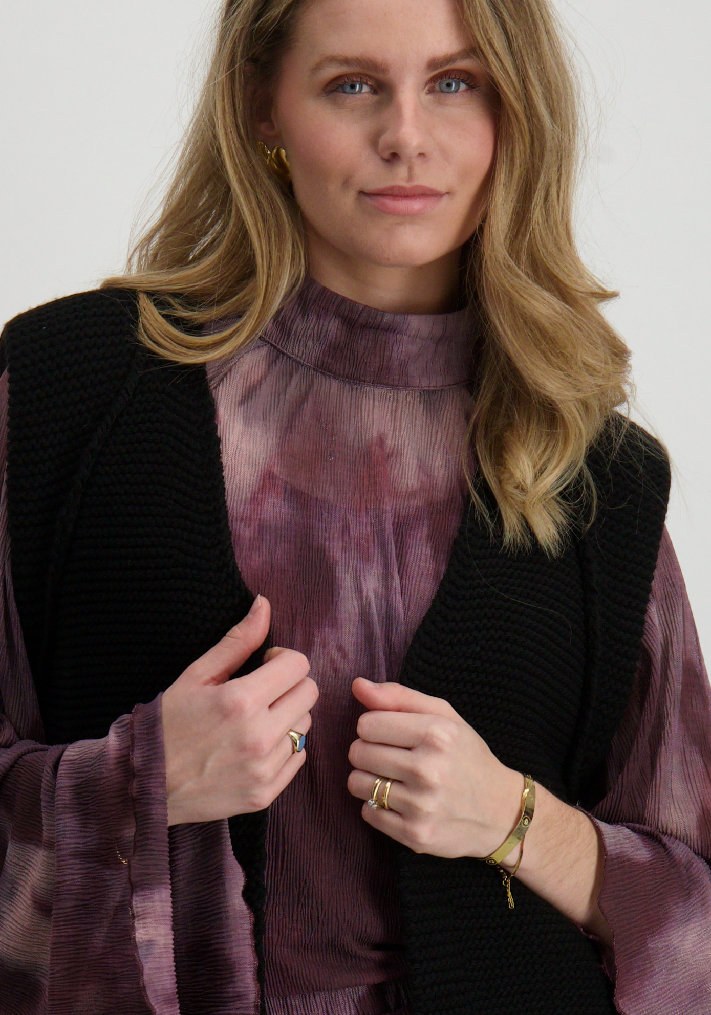 Only Gilet Loui 15307880 Zwart