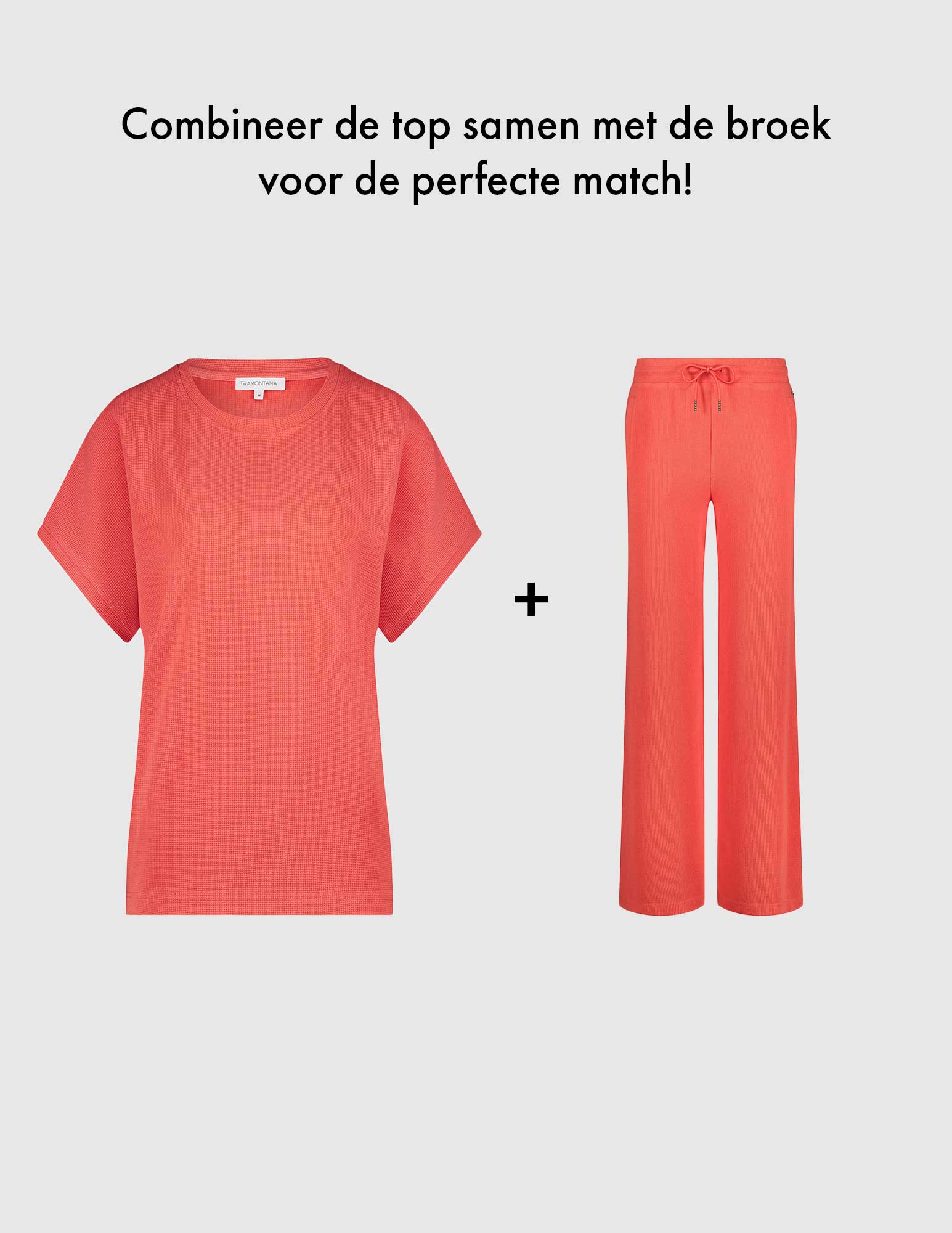Tramontana Broek Pique C14-16-101 Koraal