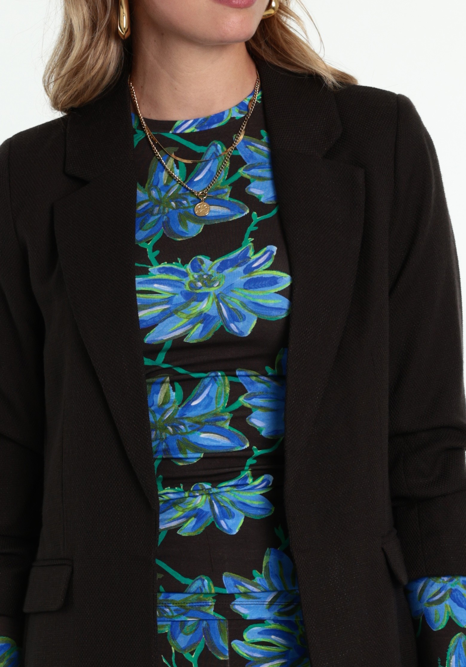 VERO MODA Blazer Frida 10306404 Donker bruin