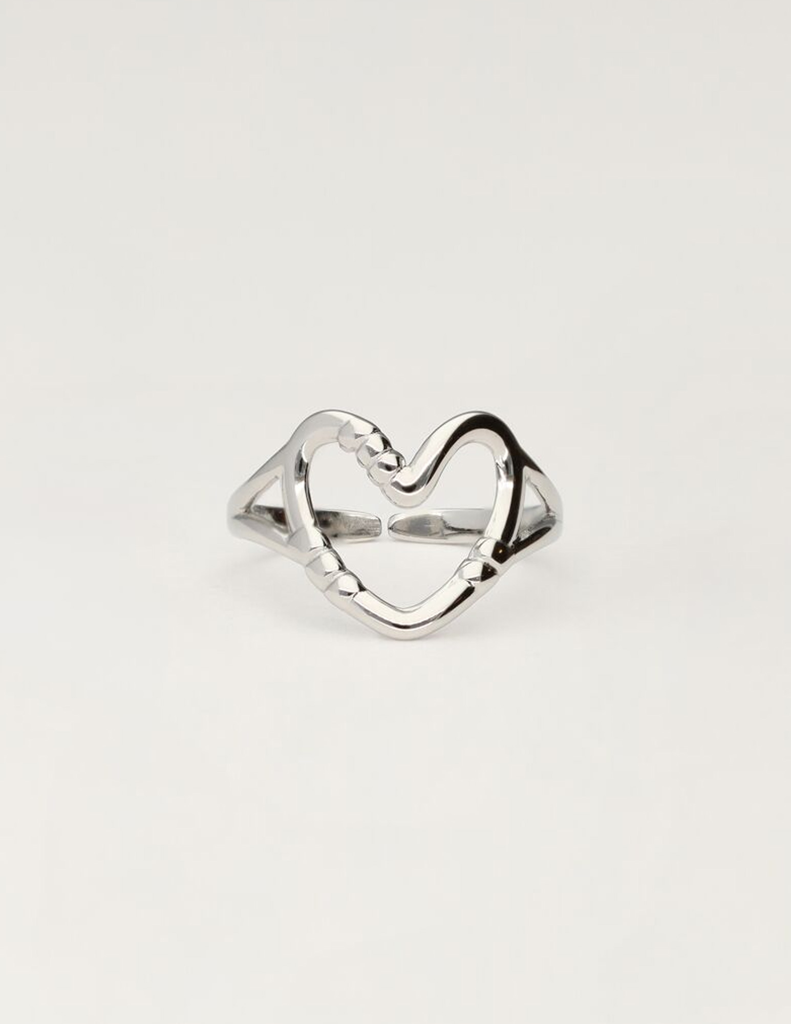 My Jewellery Ring met open hart MJ11648 Zilver