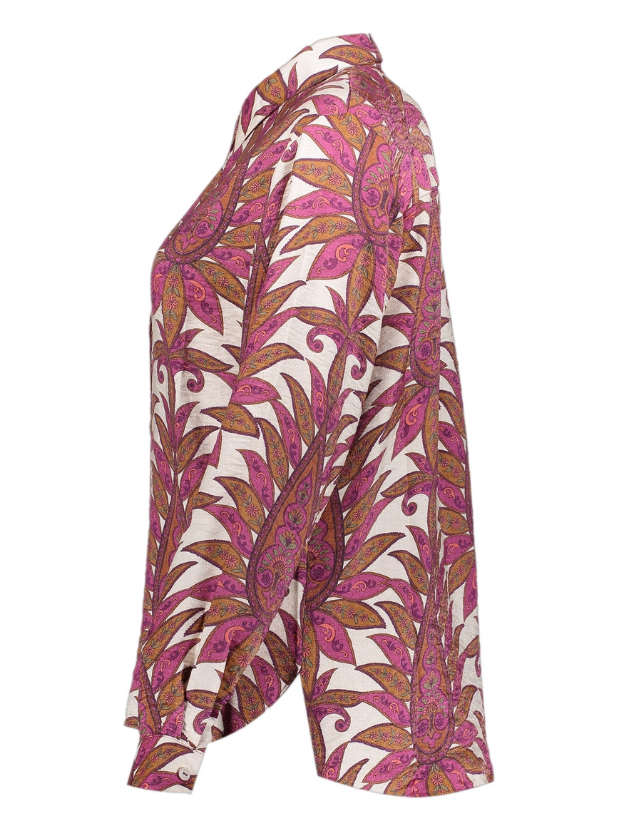 Geisha Blouse all-over print 53913-20 Wolwit-ecru