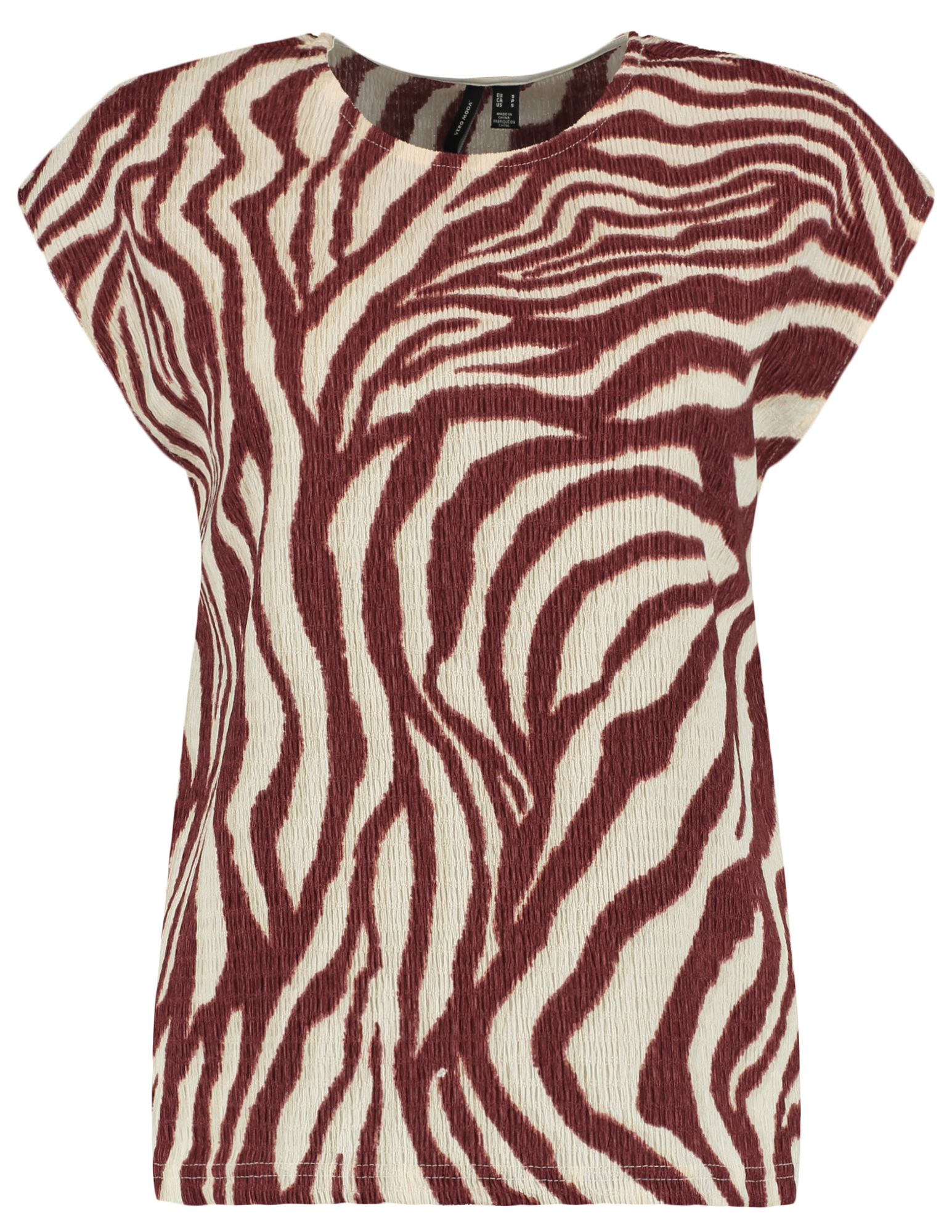 Vero moda T-Shirt Friga 10340830 Rood