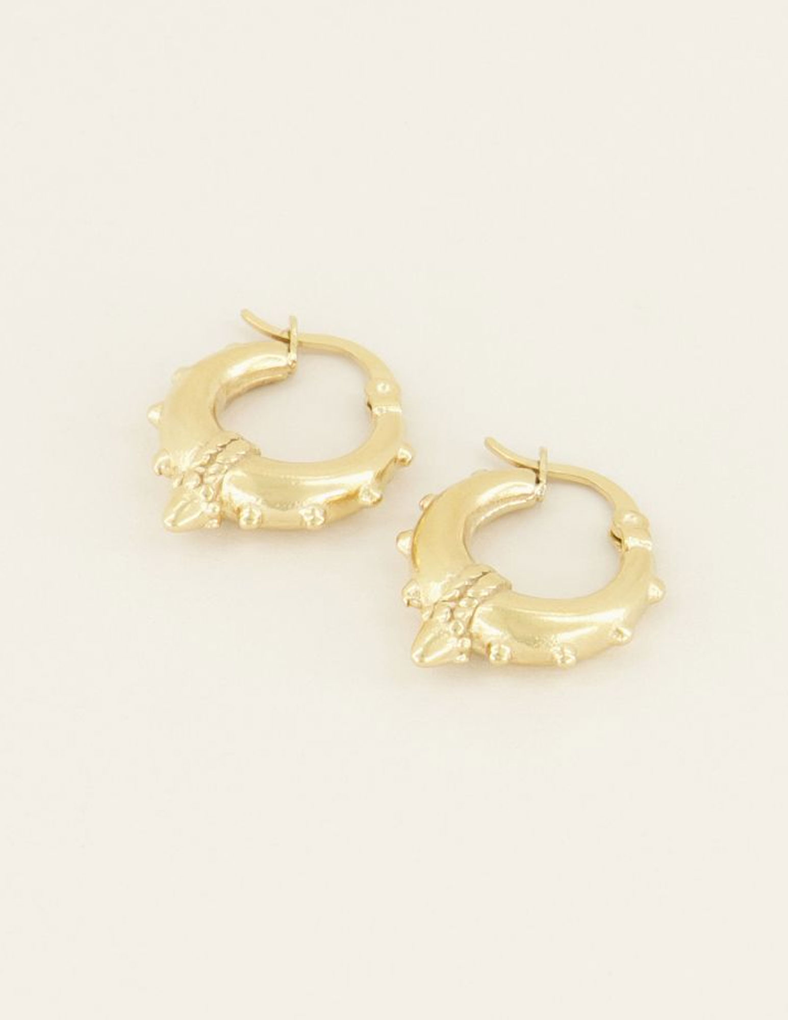 My Jewellery Chunky oorbellen MJ03696 Goud