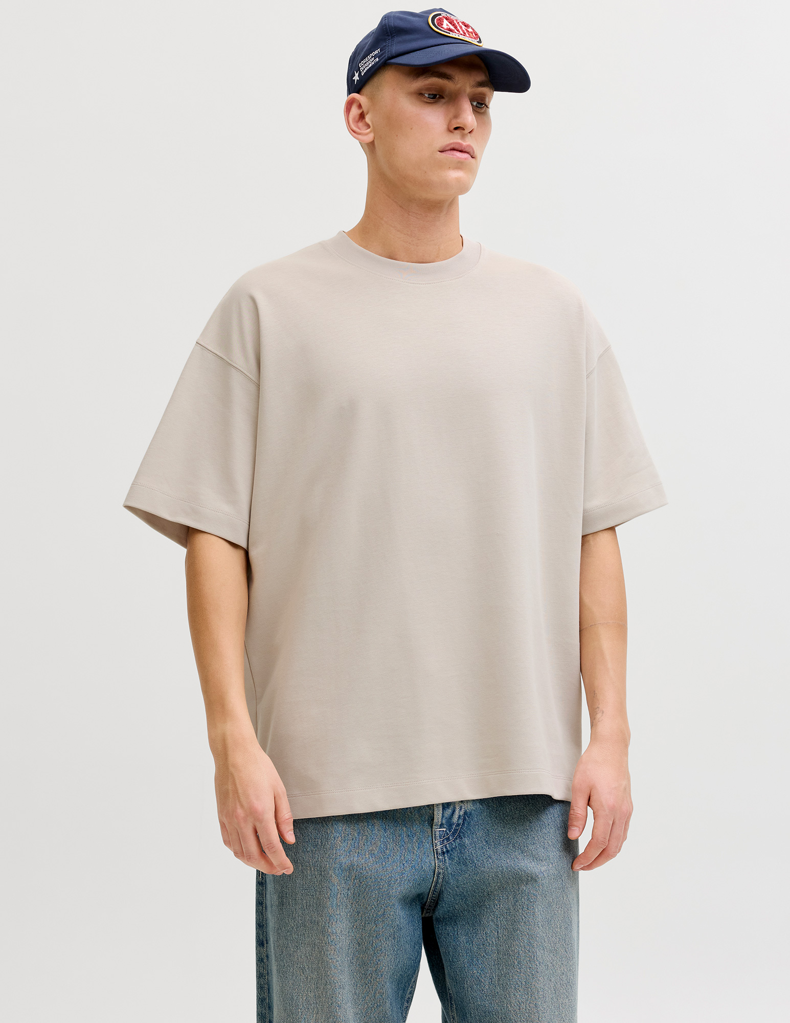 JACK & JONES T-shirt Barron 12298906 Beige