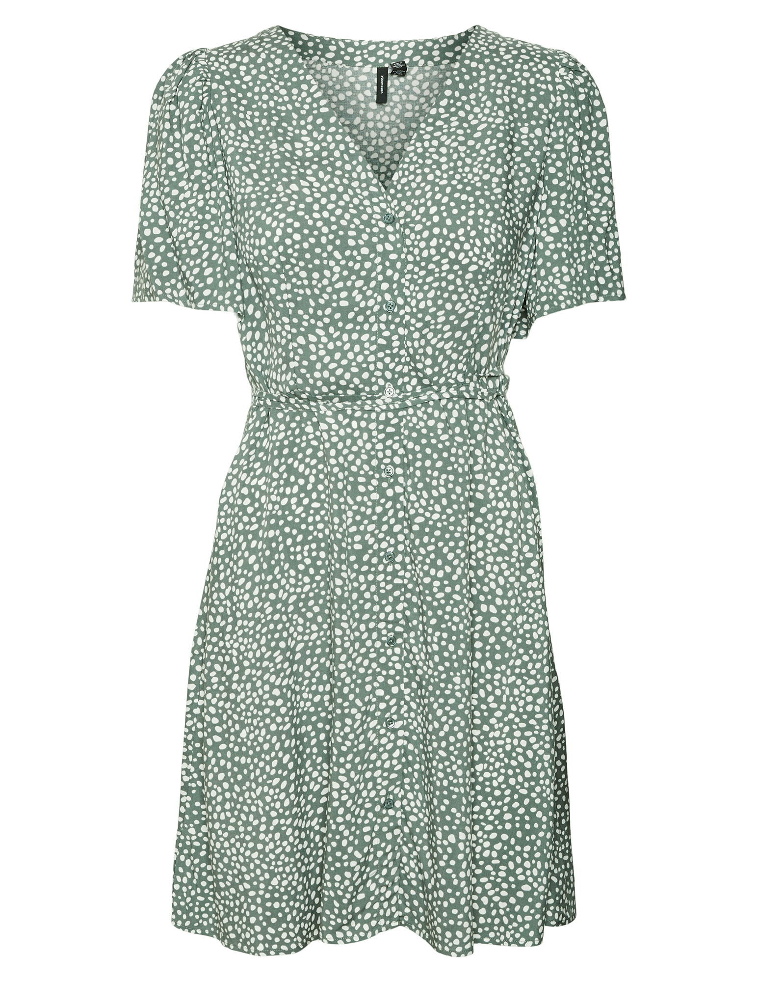 Vero moda Jurk Alba 10292845 Midden groen