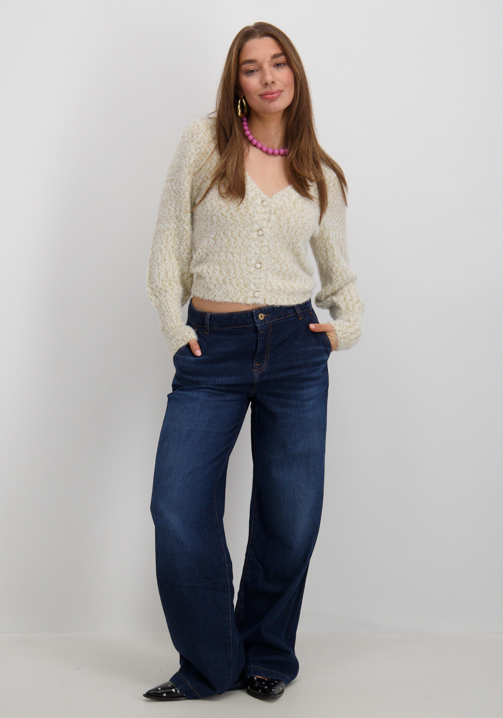 Only Vest Rosette 15259423 Ecru