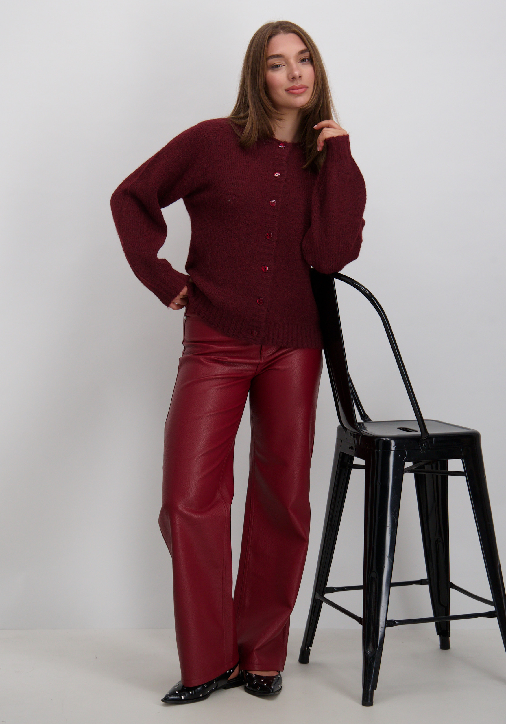 FREE|QUENT Vest Louisa 202236 Bordeaux