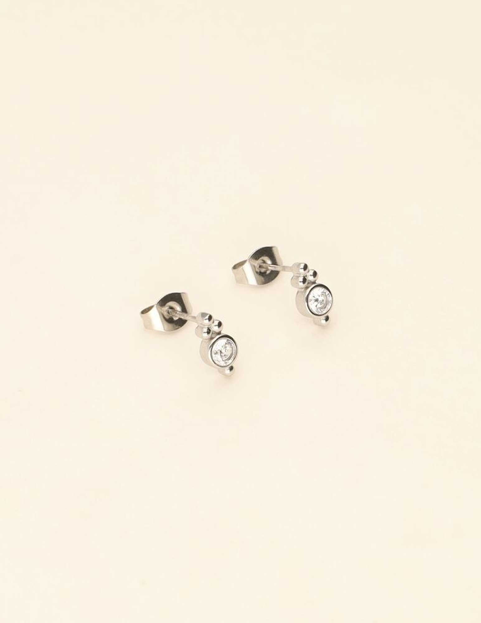 My Jewellery Studs met strass MJ08521 Zilver