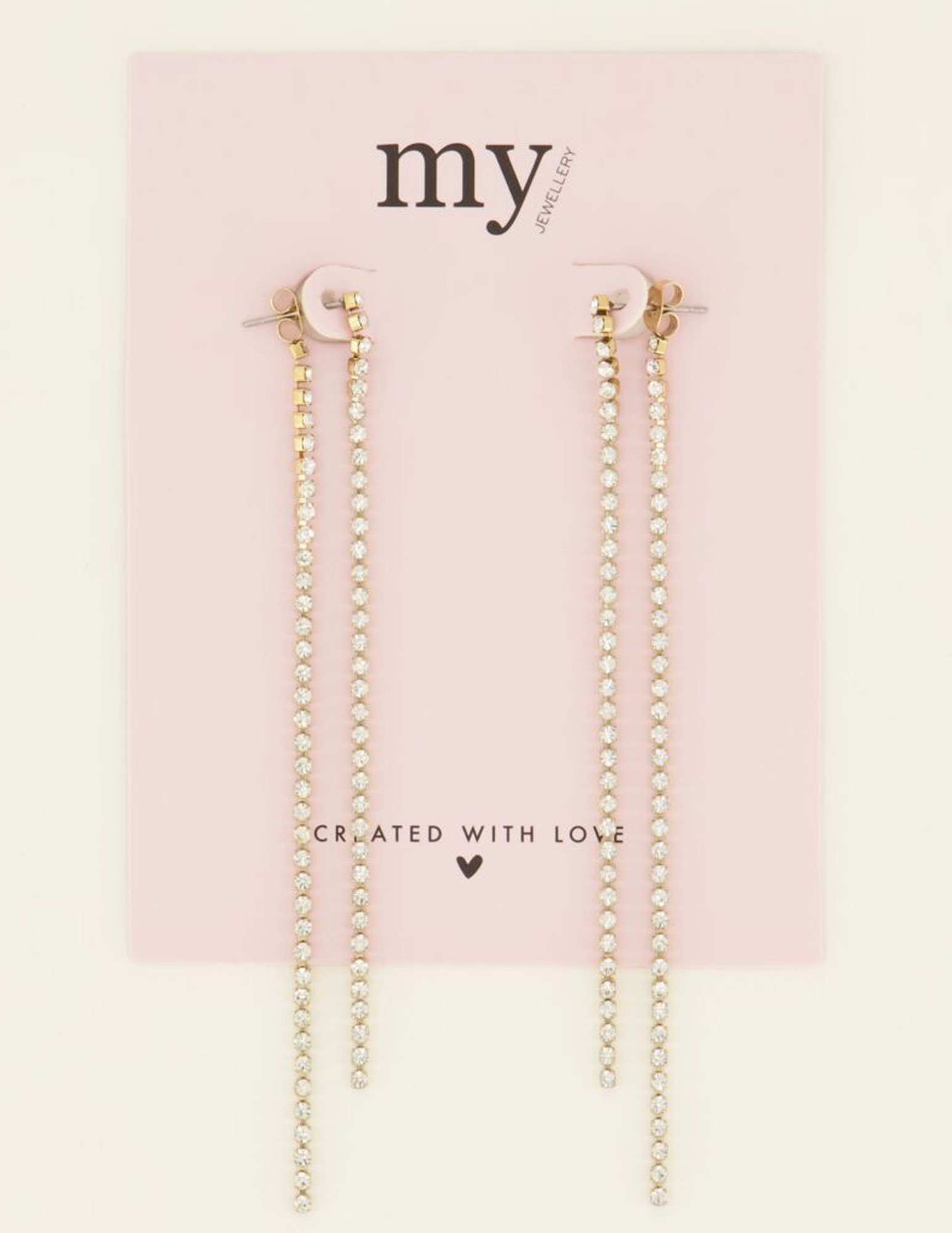 My Jewellery Oorhangers met koordjes MJ08260 Goud