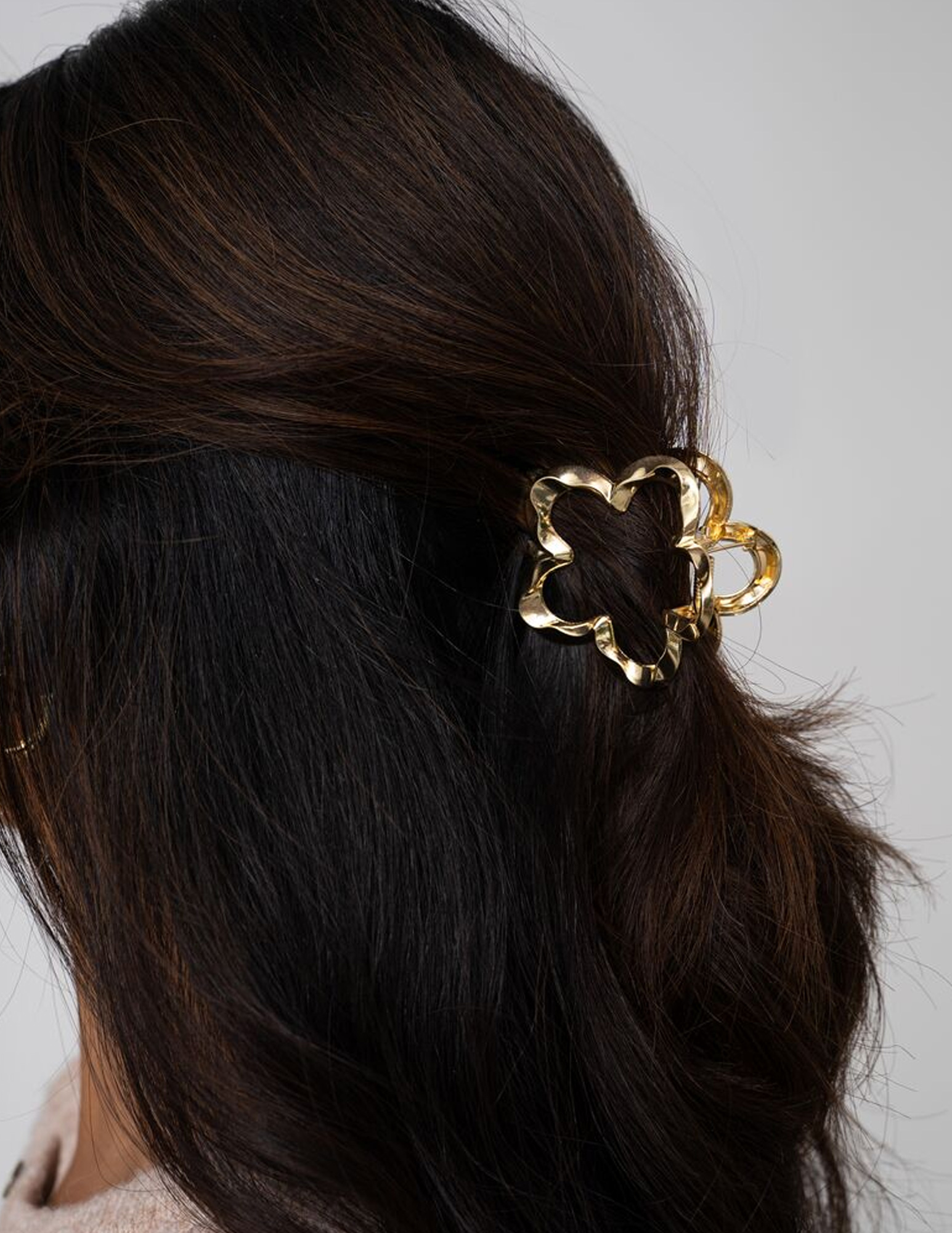 My Jewellery Haarclip bloem gedraaid MJ12116 Goud