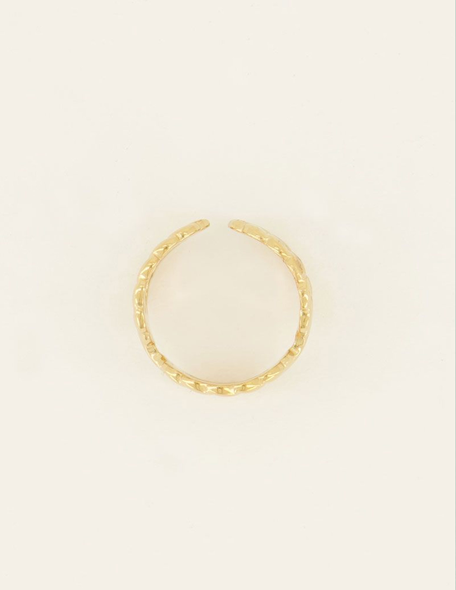 My Jewellery Ring met schakels MJ07718 Goud