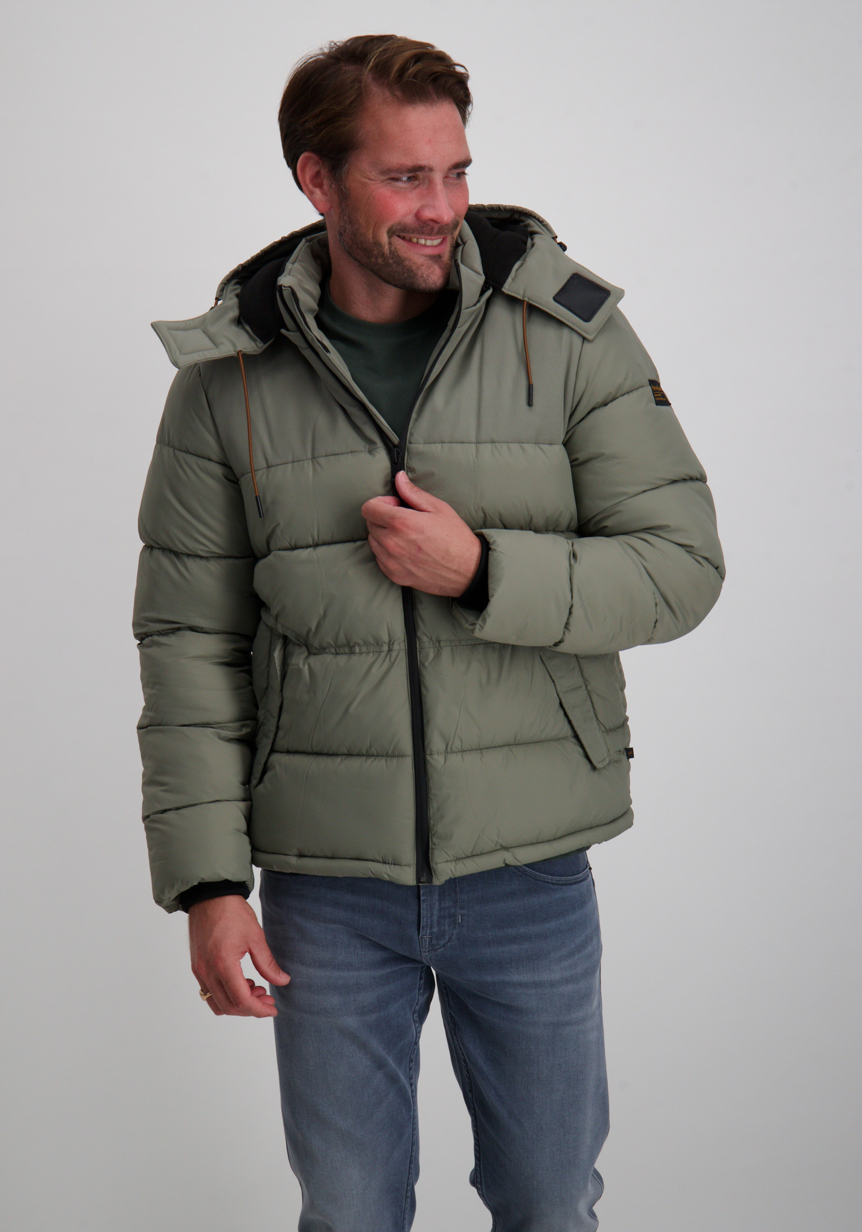 Petrol Winterjas M-3050-JAC109 Groen