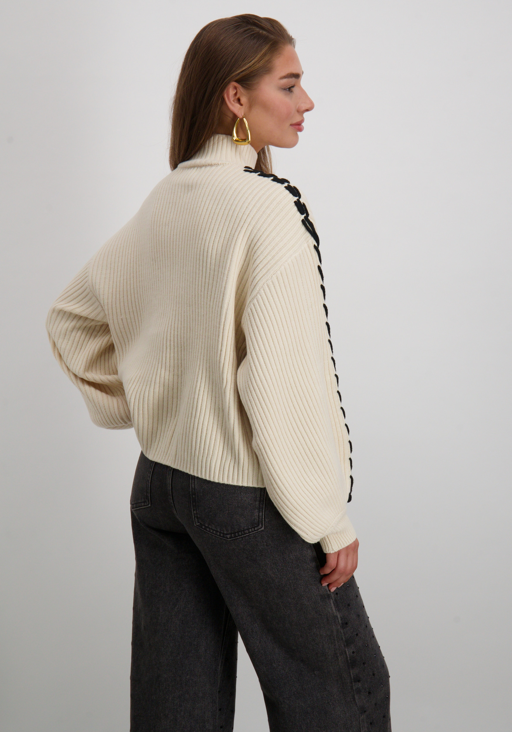 Lofty Manner Trui Evelyn Qj10 Wolwit-ecru