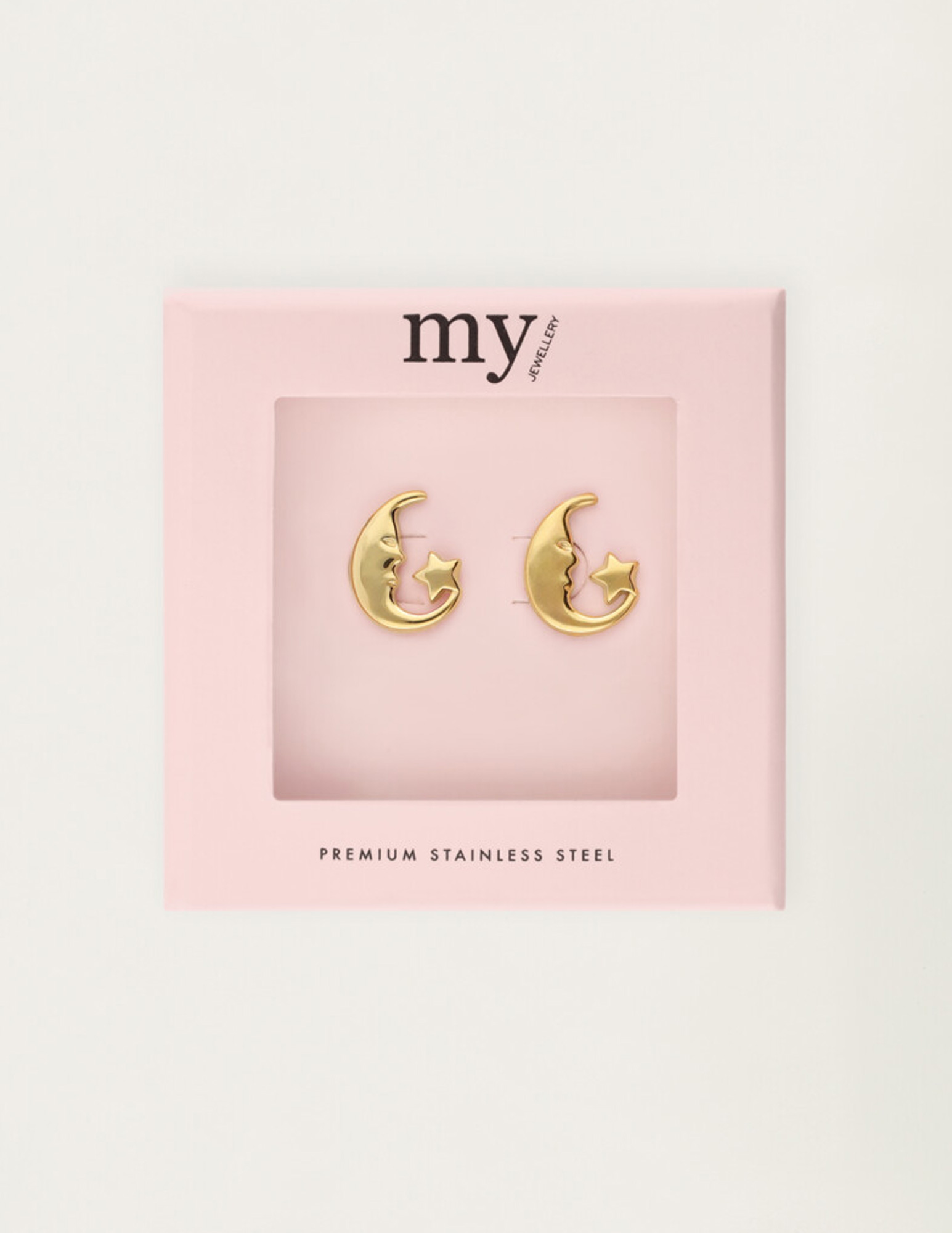 My Jewellery Studs maan en ster MJ12104 Goud