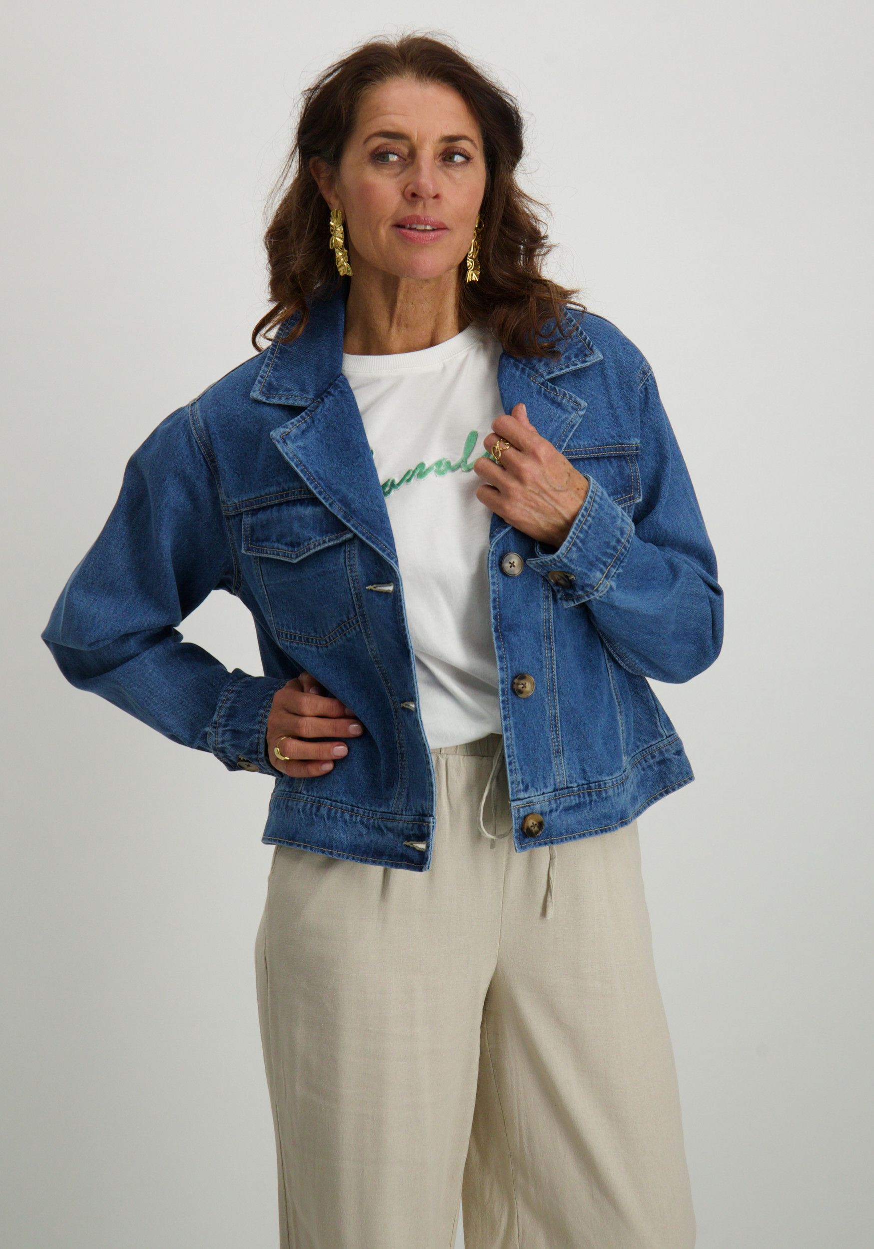 Vero moda Spijkerjack Sofie 10326338 Blauw