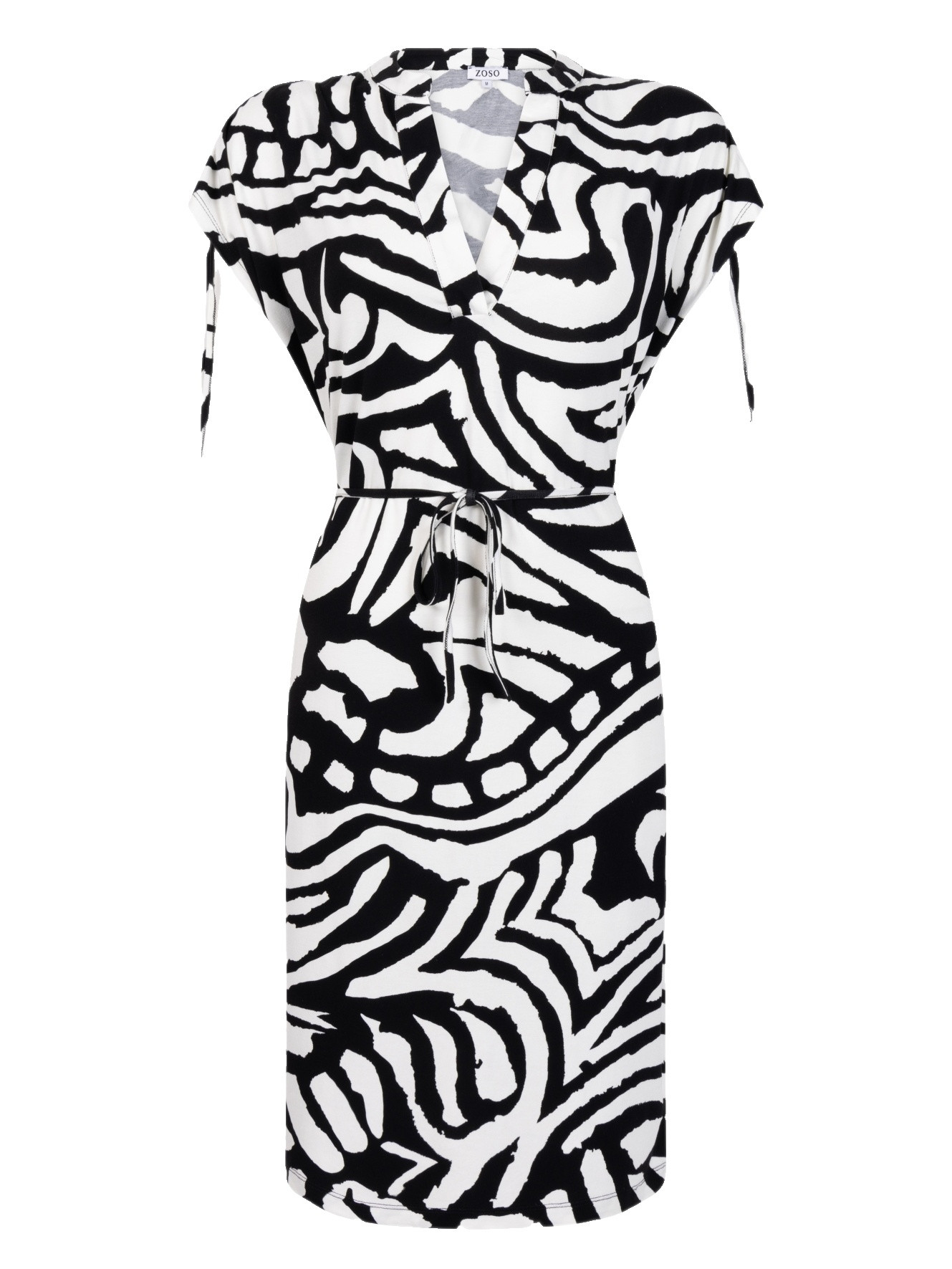 Zoso Jurk 253Daisy Zwart/Wit