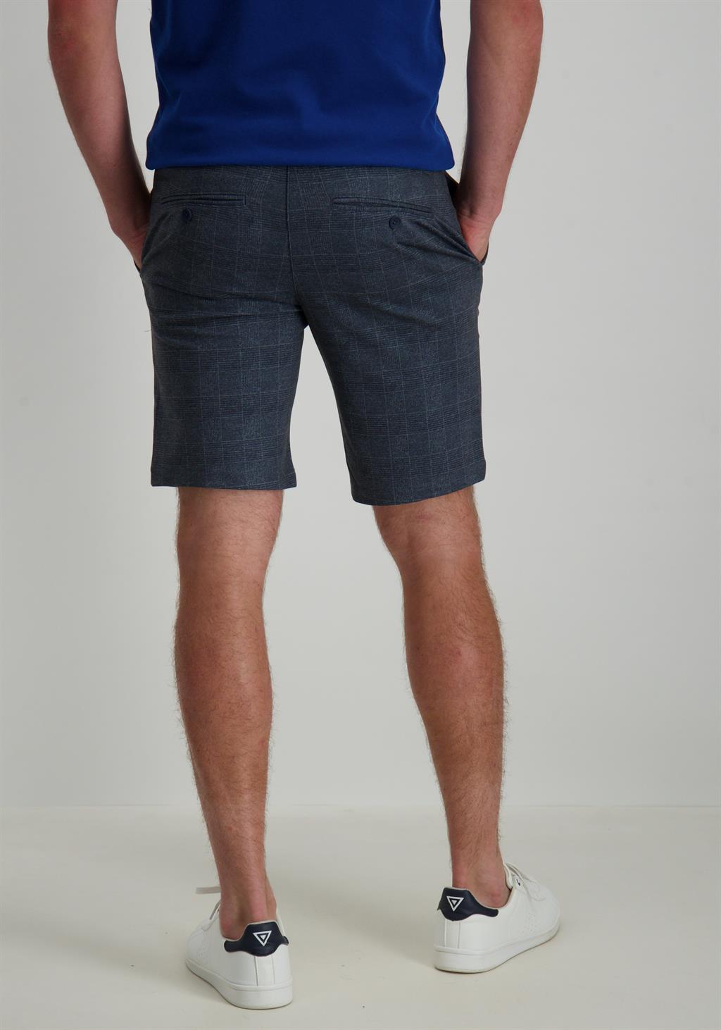 ONLY & SONS Korte broek Mark geruit 22028248 Donker blauw