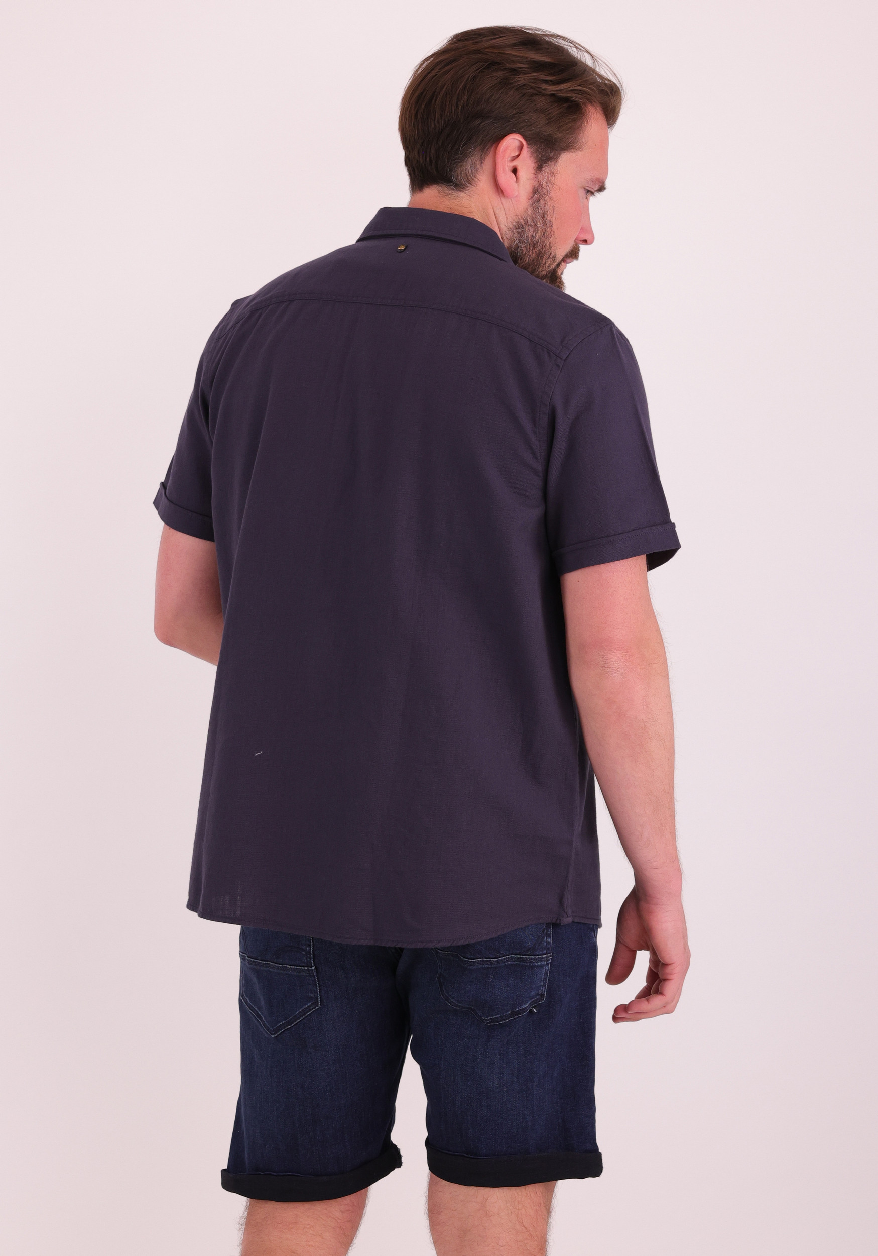 PME Legend Overhemd PSIS2603268 Donker blauw