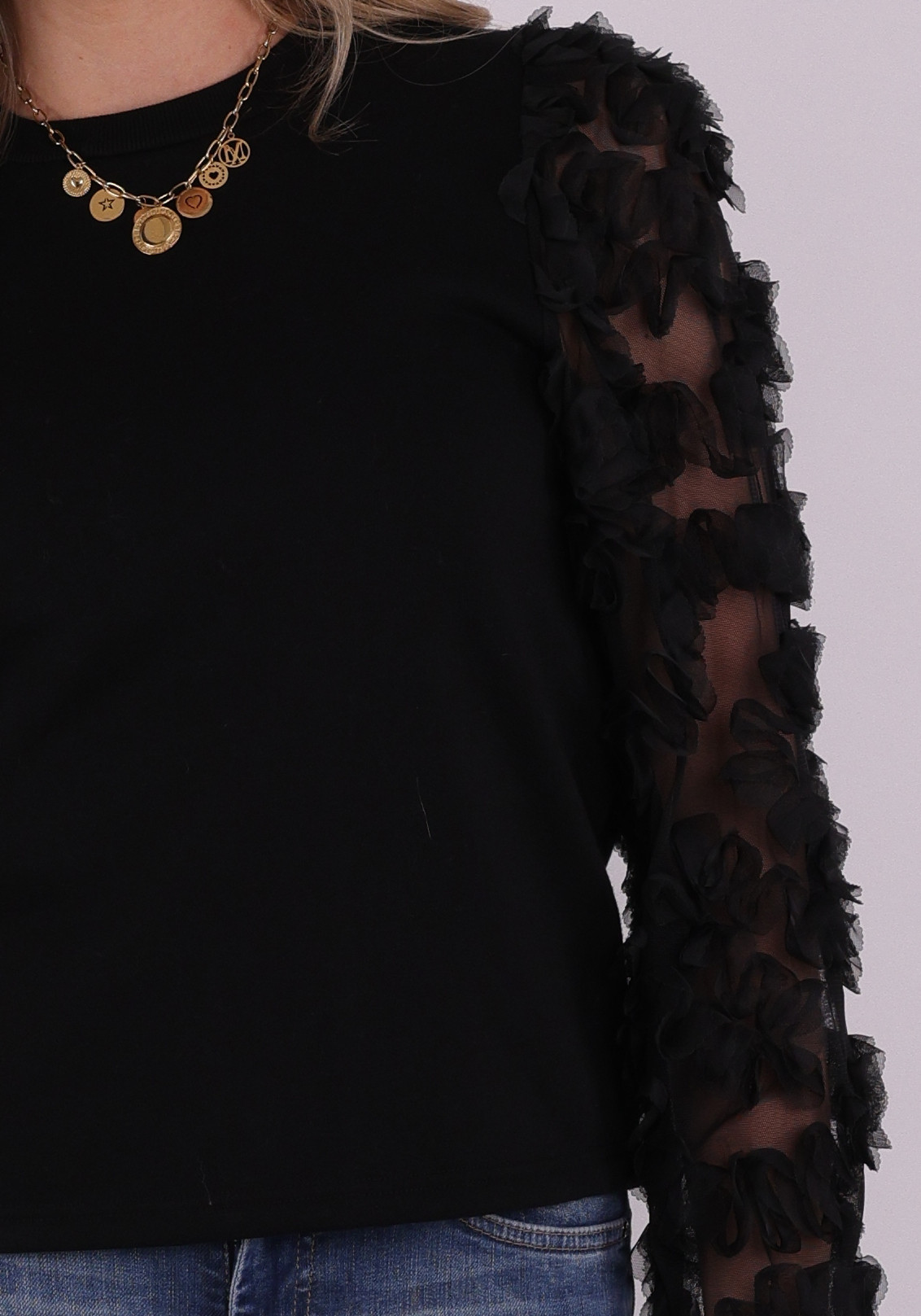 Only Sweater Lavin 15371234 Zwart