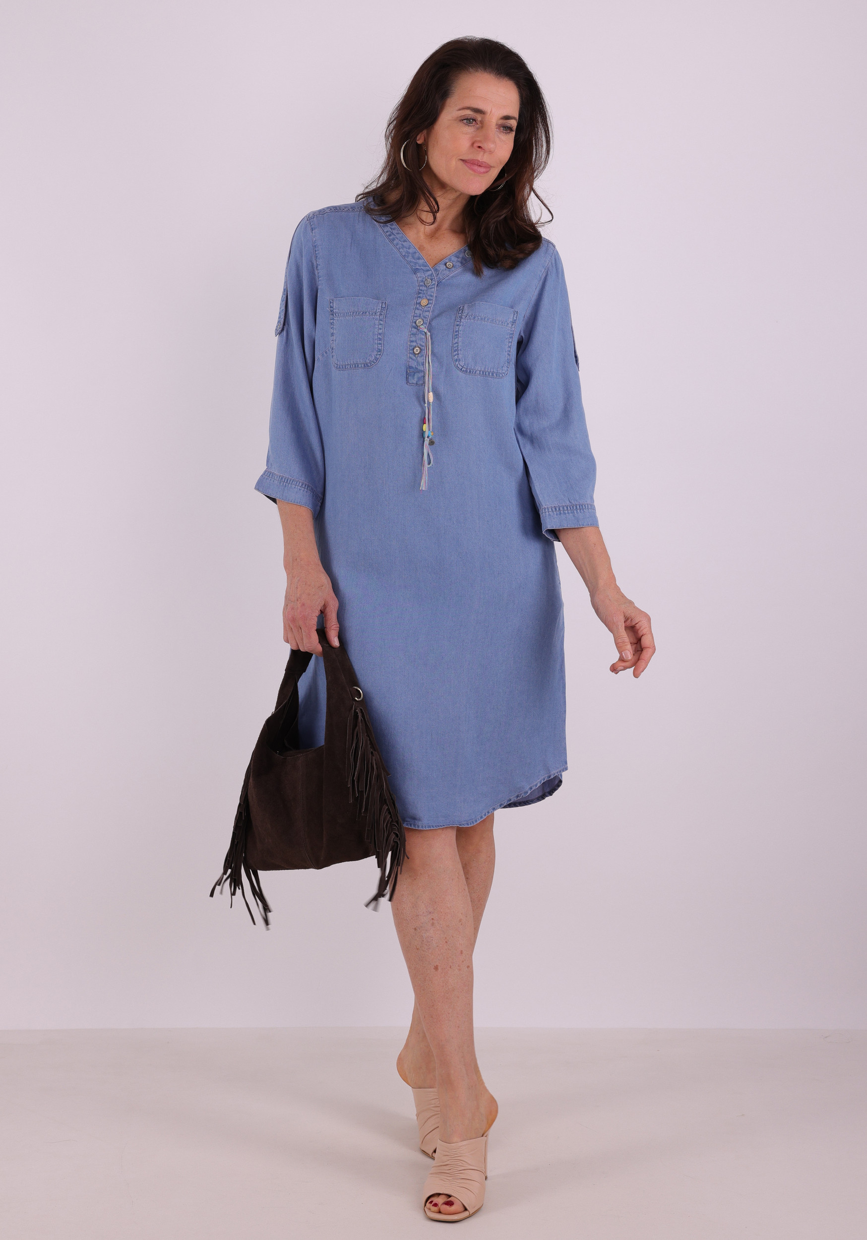 Geisha Jurk JET Jeans blauw