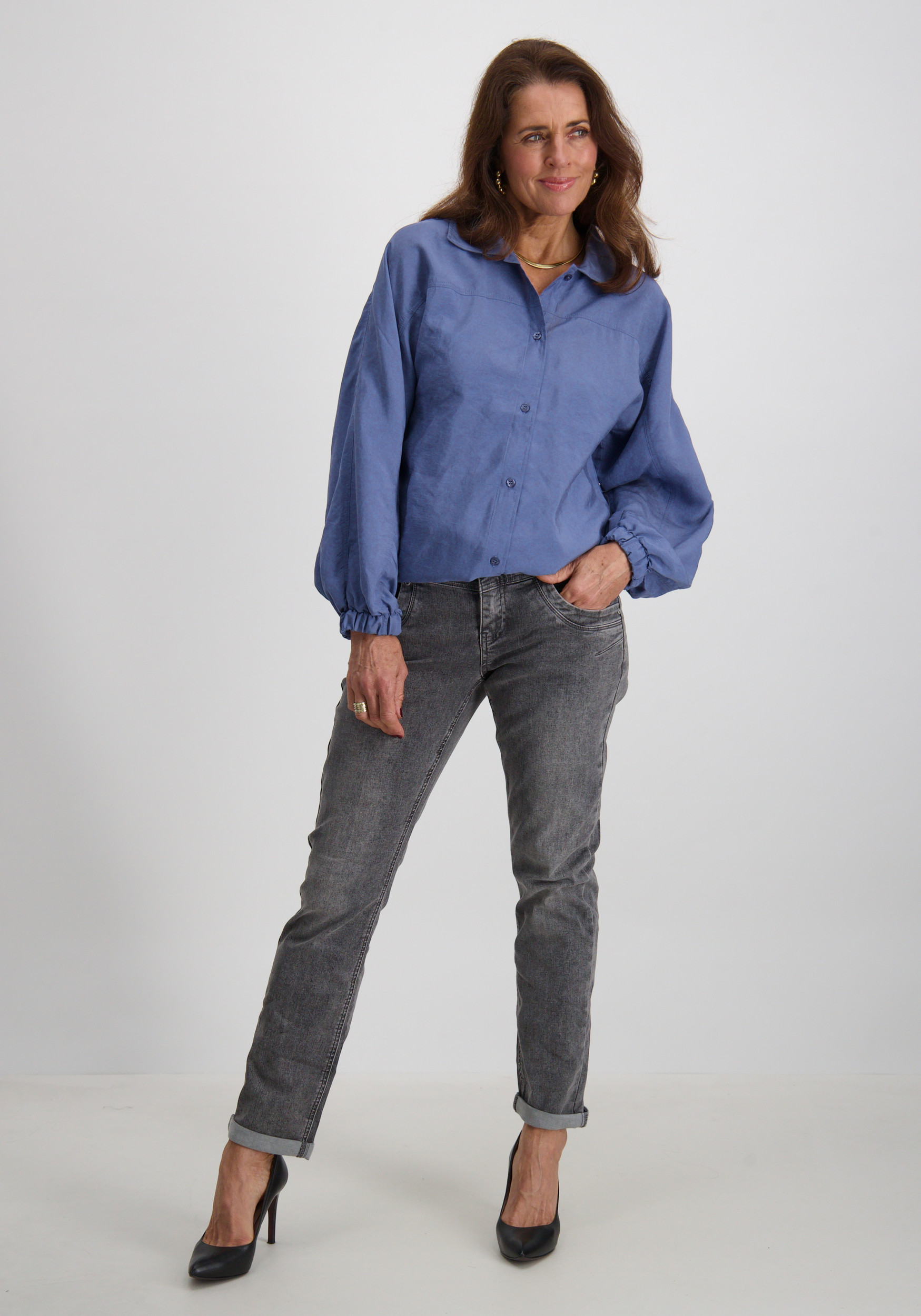 Zoso Blouse 254Lisa Licht blauw