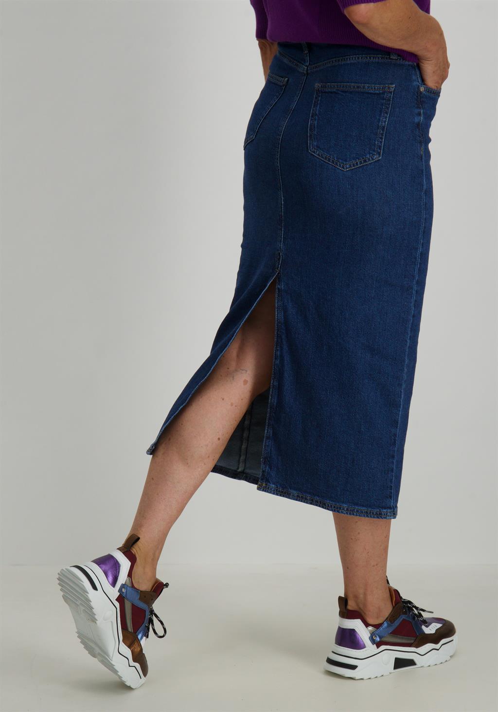 Only Spijkerrok Milla 15324985 Kobalt