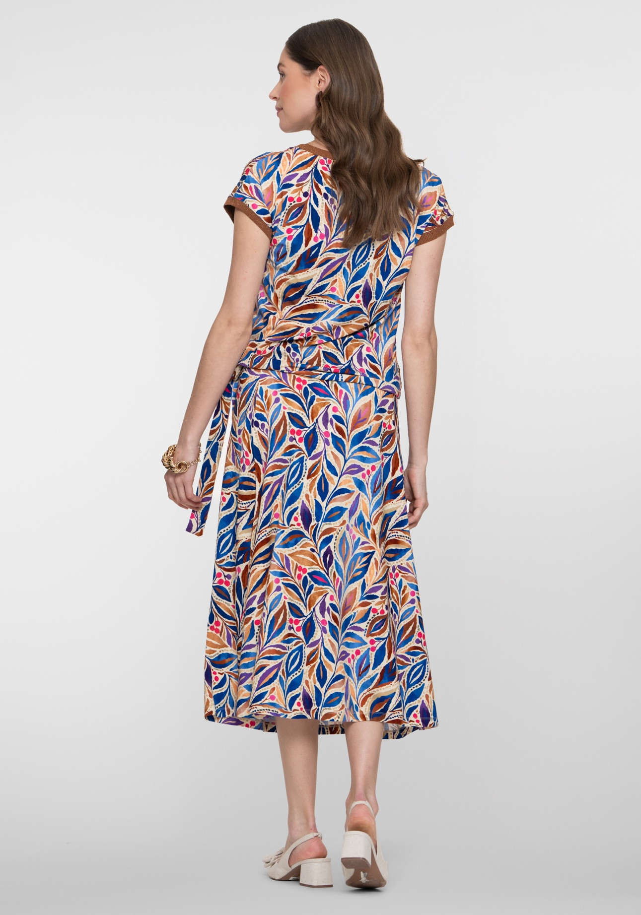 Geisha Lange rok 66440-60 JILL Blauw