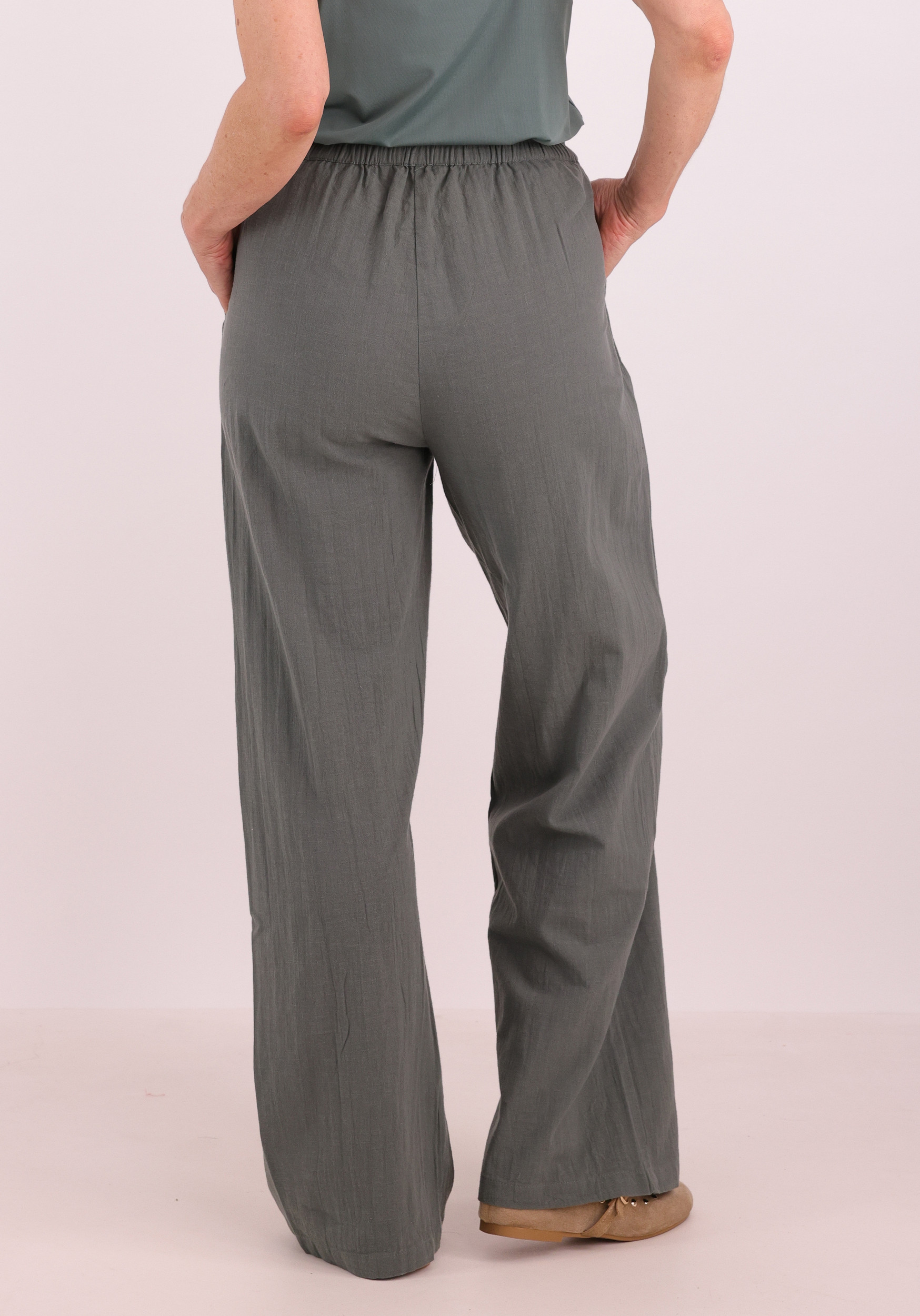 ONLY Broek Tizana 15319090 Donker groen