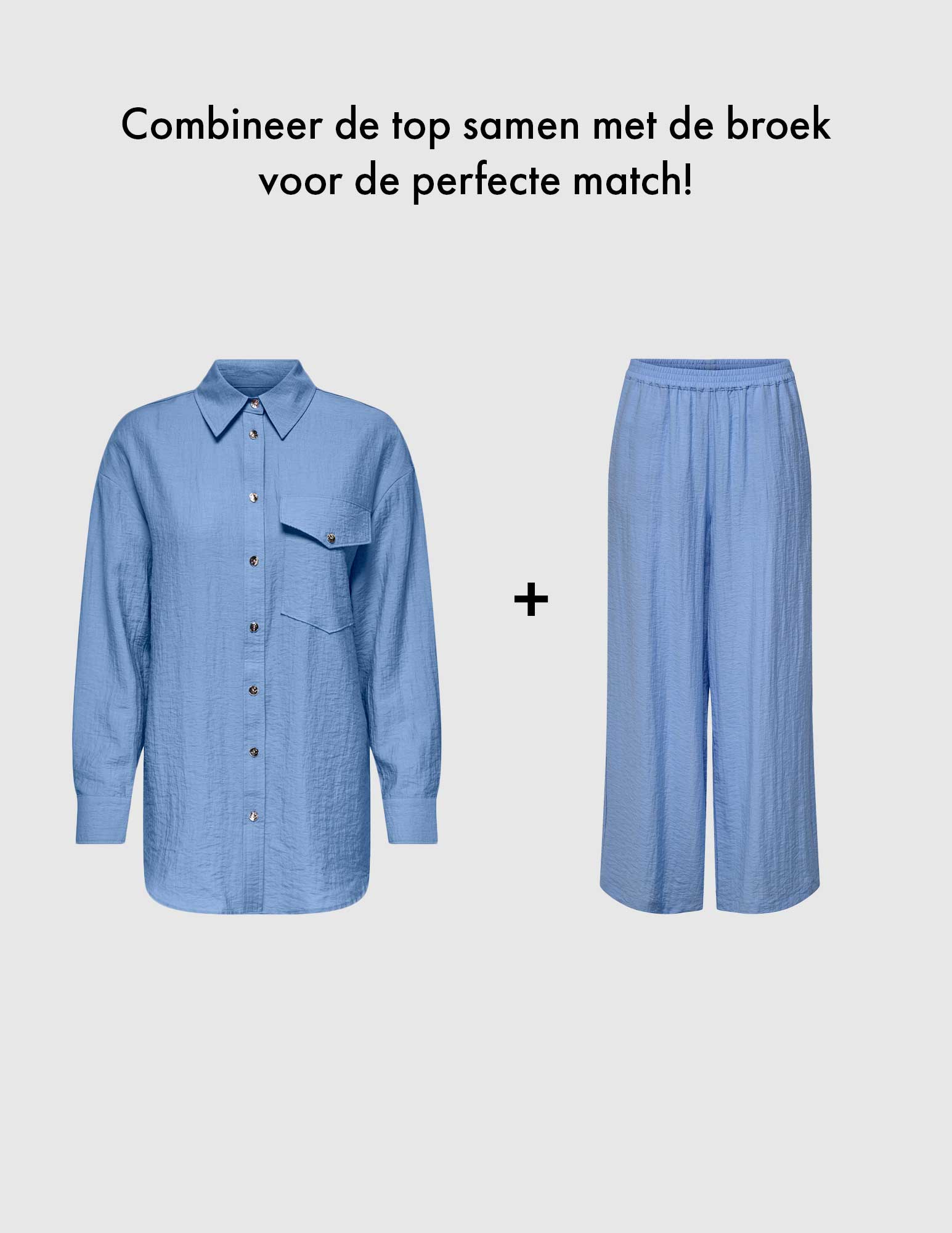 Only Broek Tanina 15340686 Licht blauw