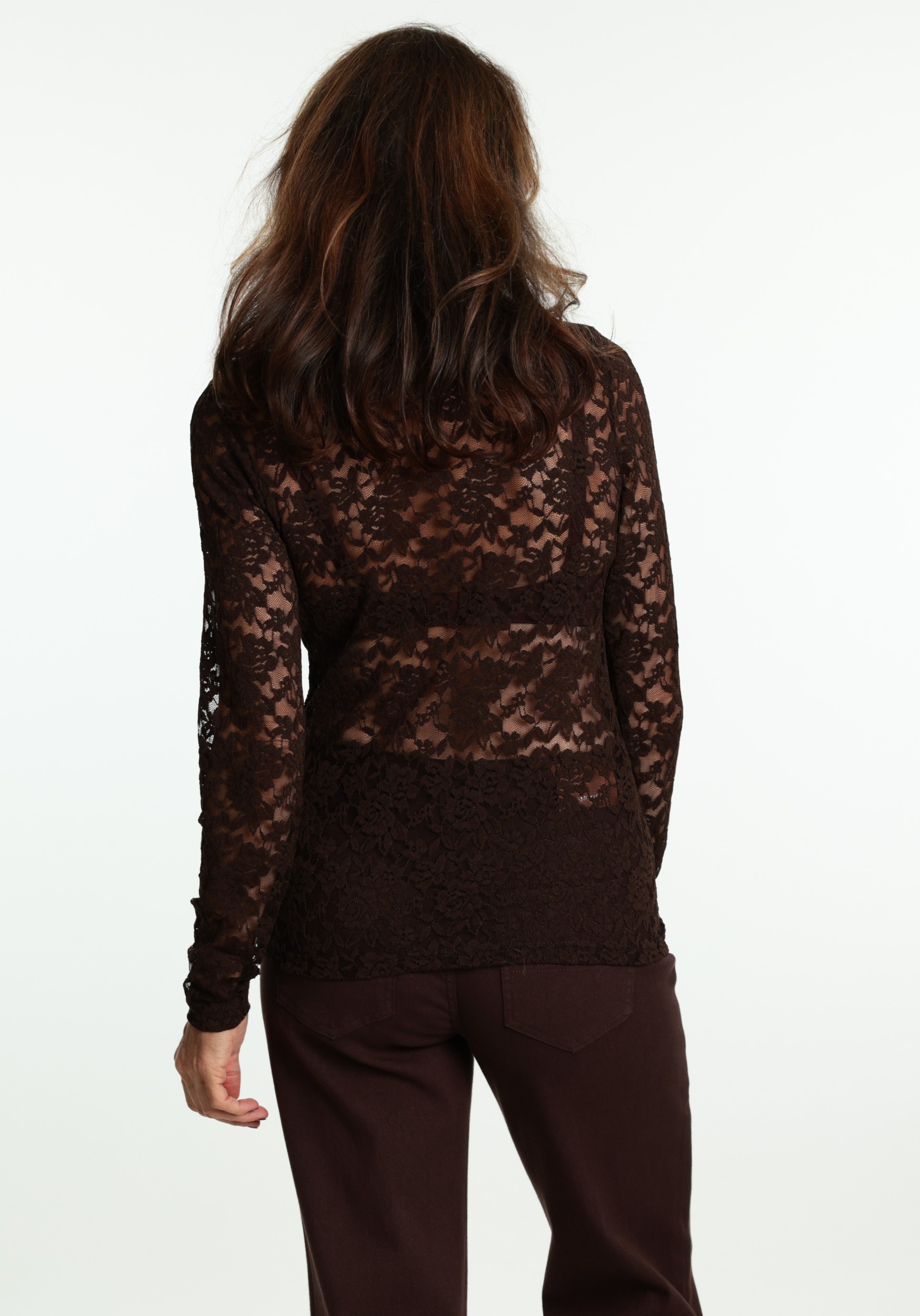 Geisha Top Lace 62581-14 Donker bruin