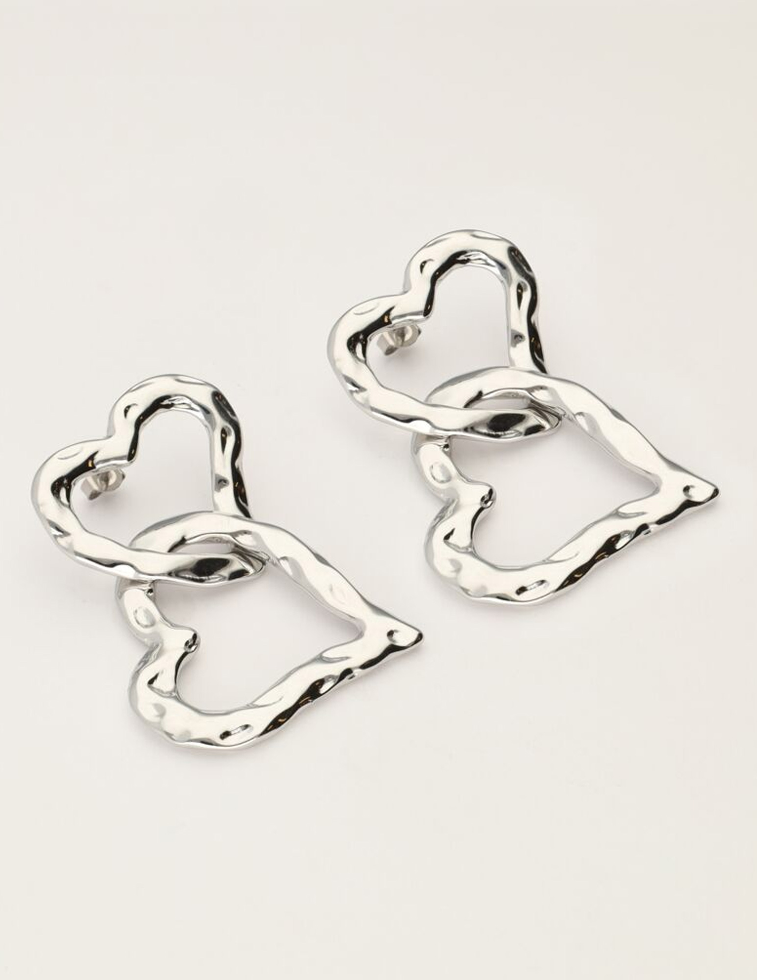 My Jewellery Oorbellen vintage hartjes MJ11045 Zilver