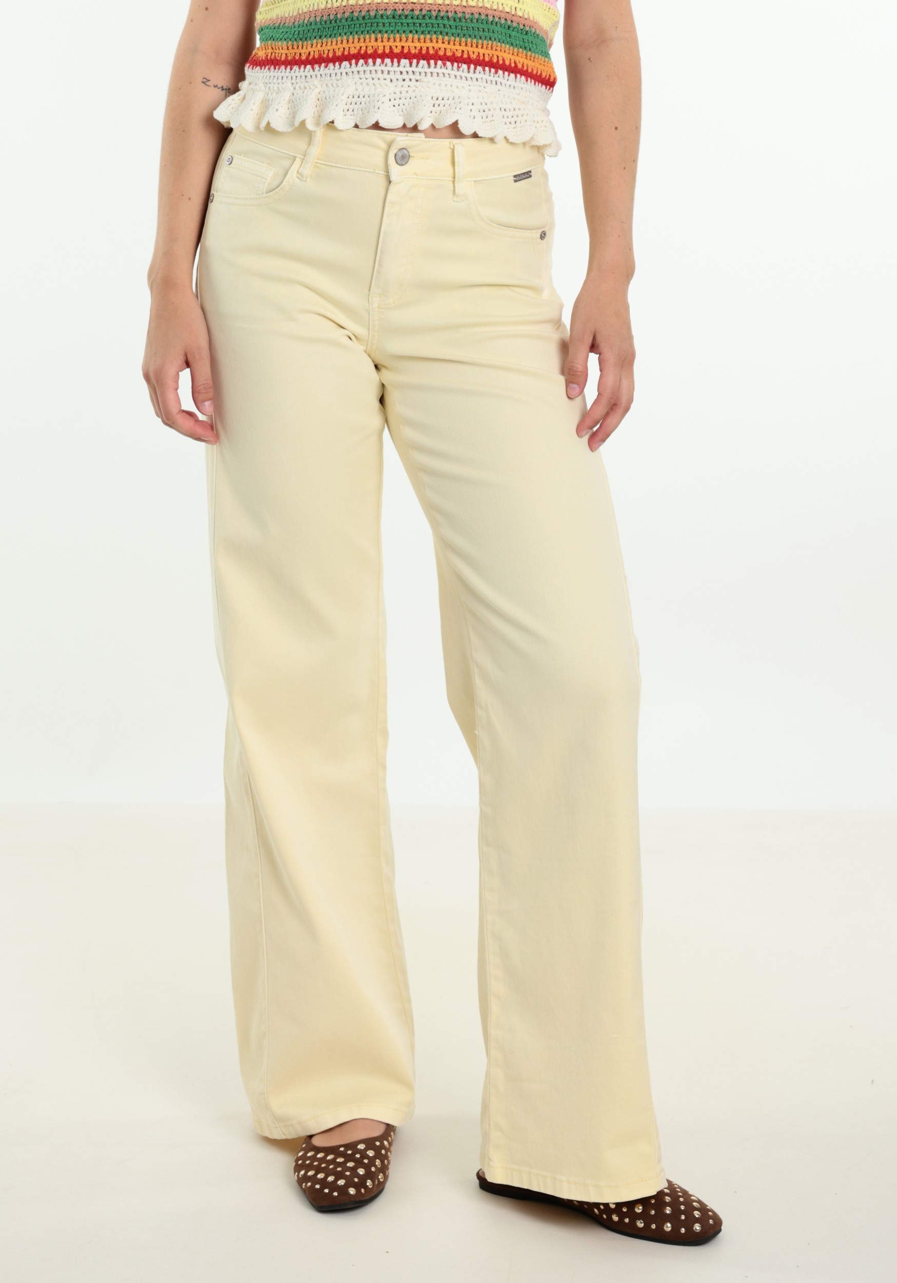 Red Button Broek Claudette SRB4752 Geel