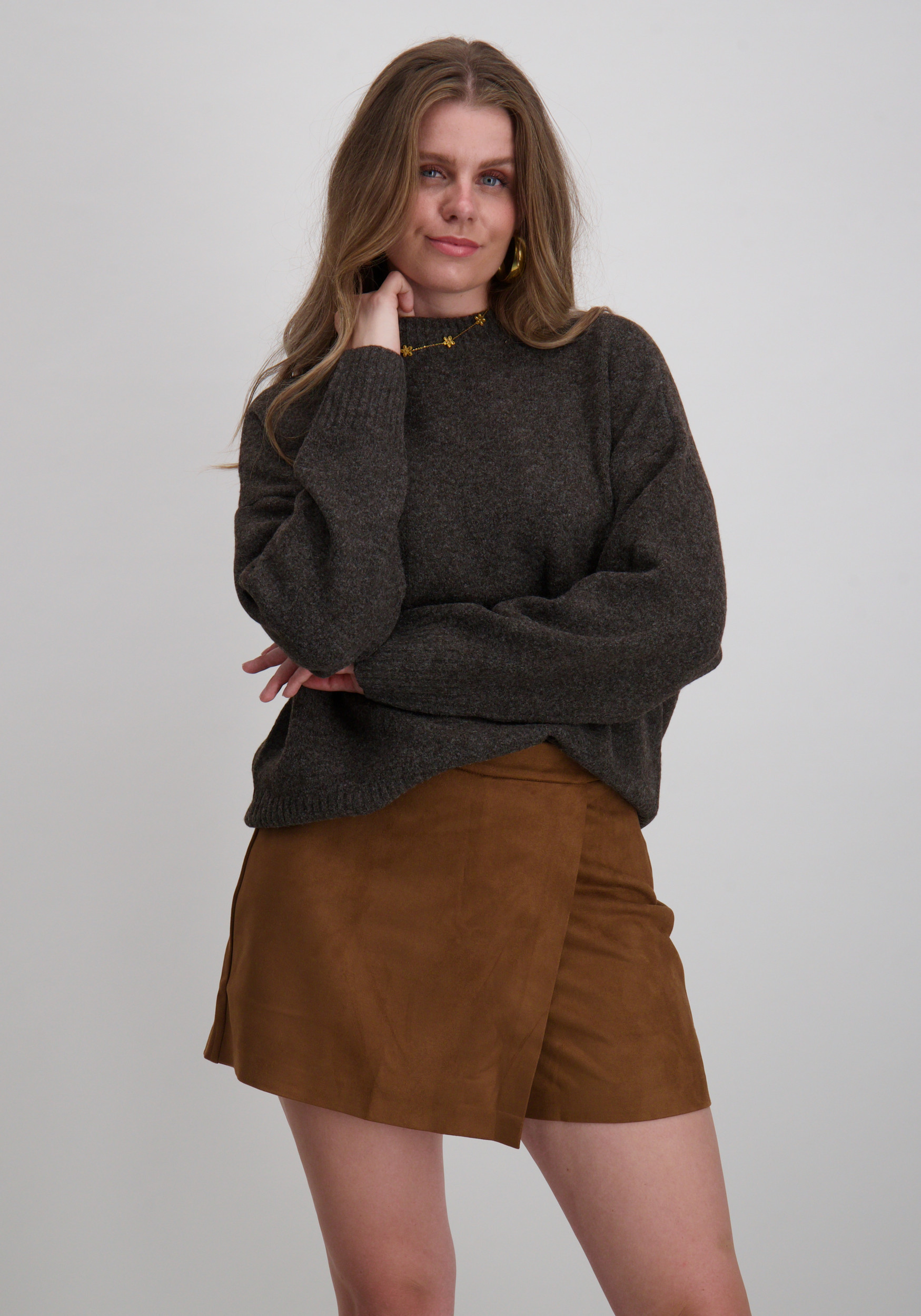 Vero moda Trui Boom 10320463 Donker bruin