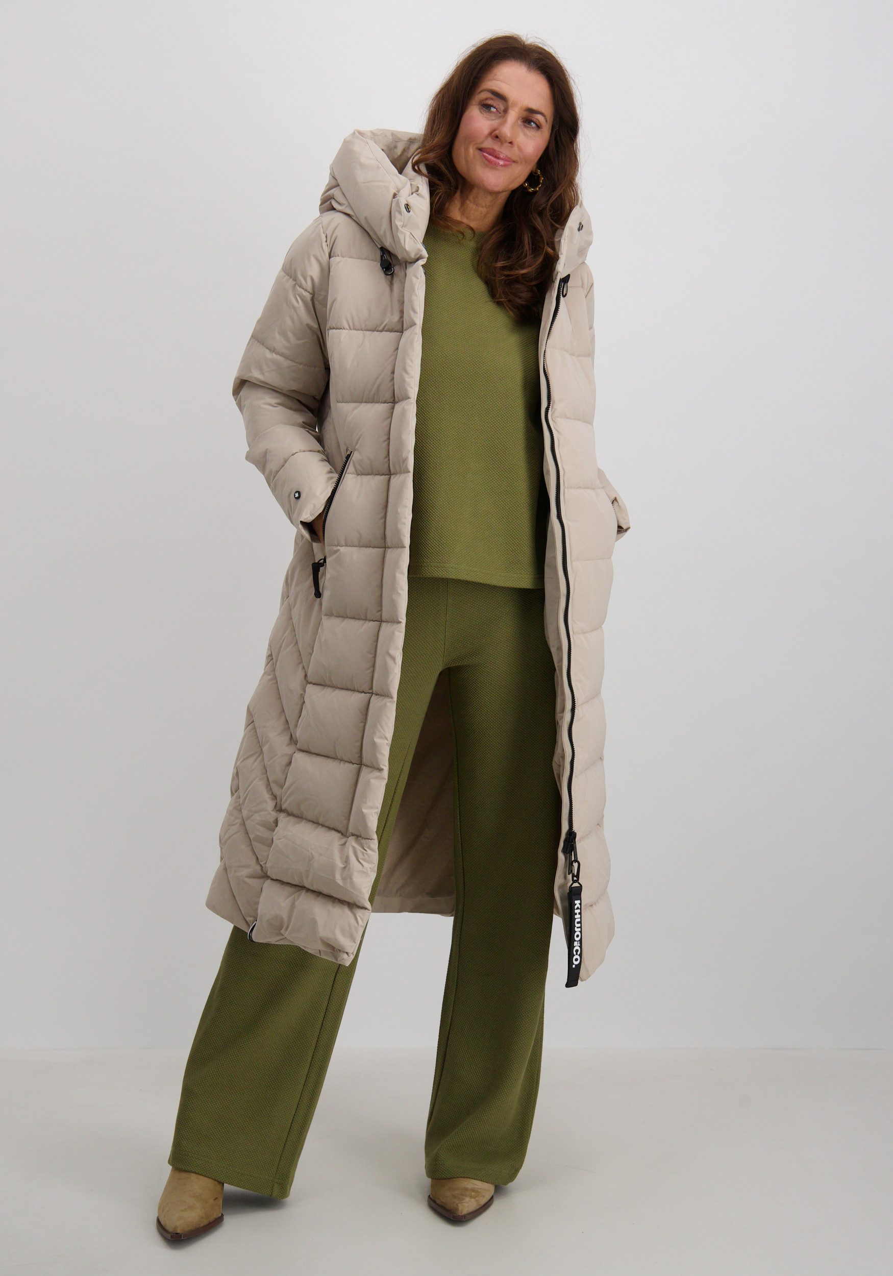 KHUJO Winterjas Sensy 1258CO253 Beige