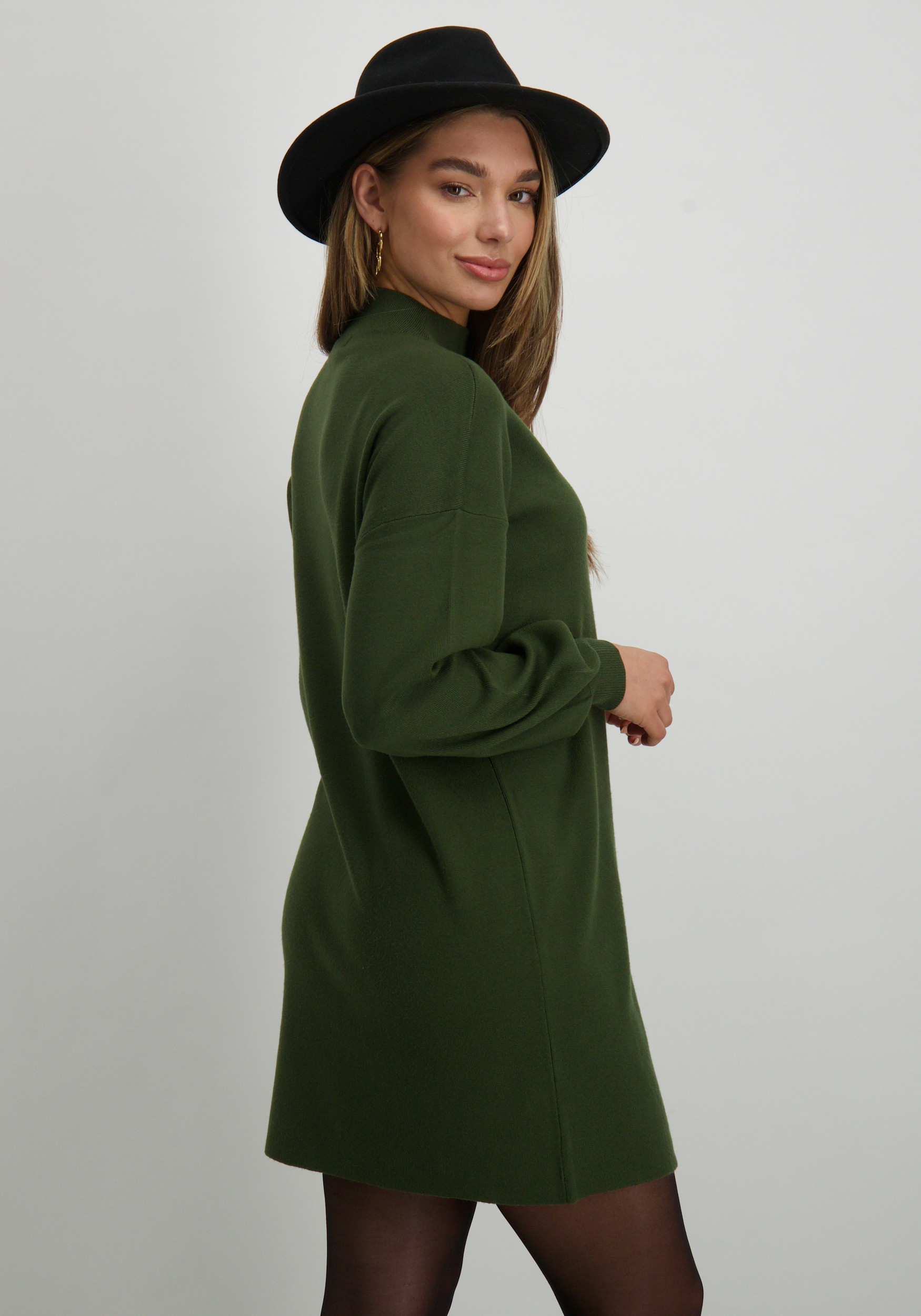 Vero moda Sweaterdress nancy 10249116 Donker groen