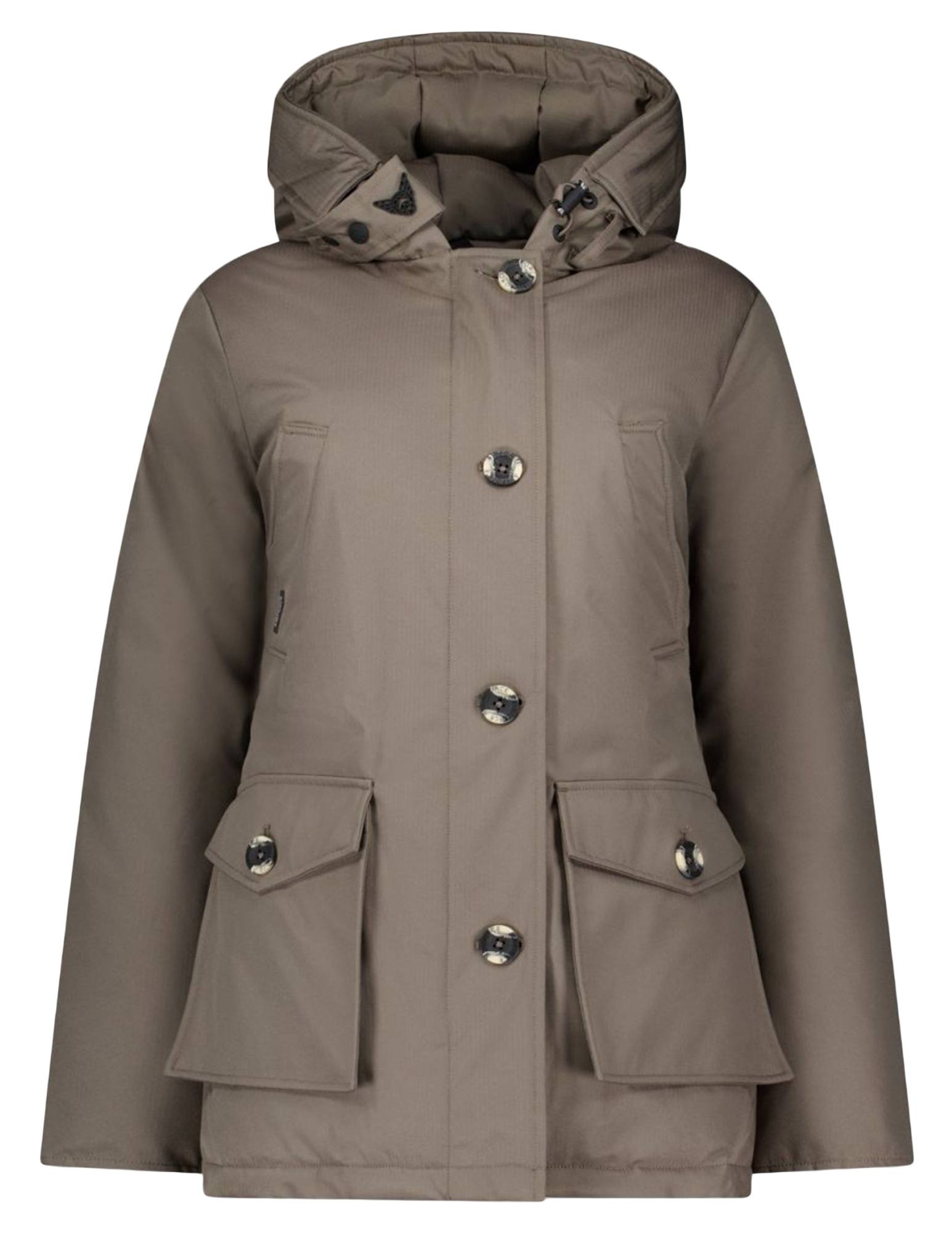 AIRFORCE Winterjas 4 Pocket Parka Herringbone HRW0437 Licht bruin