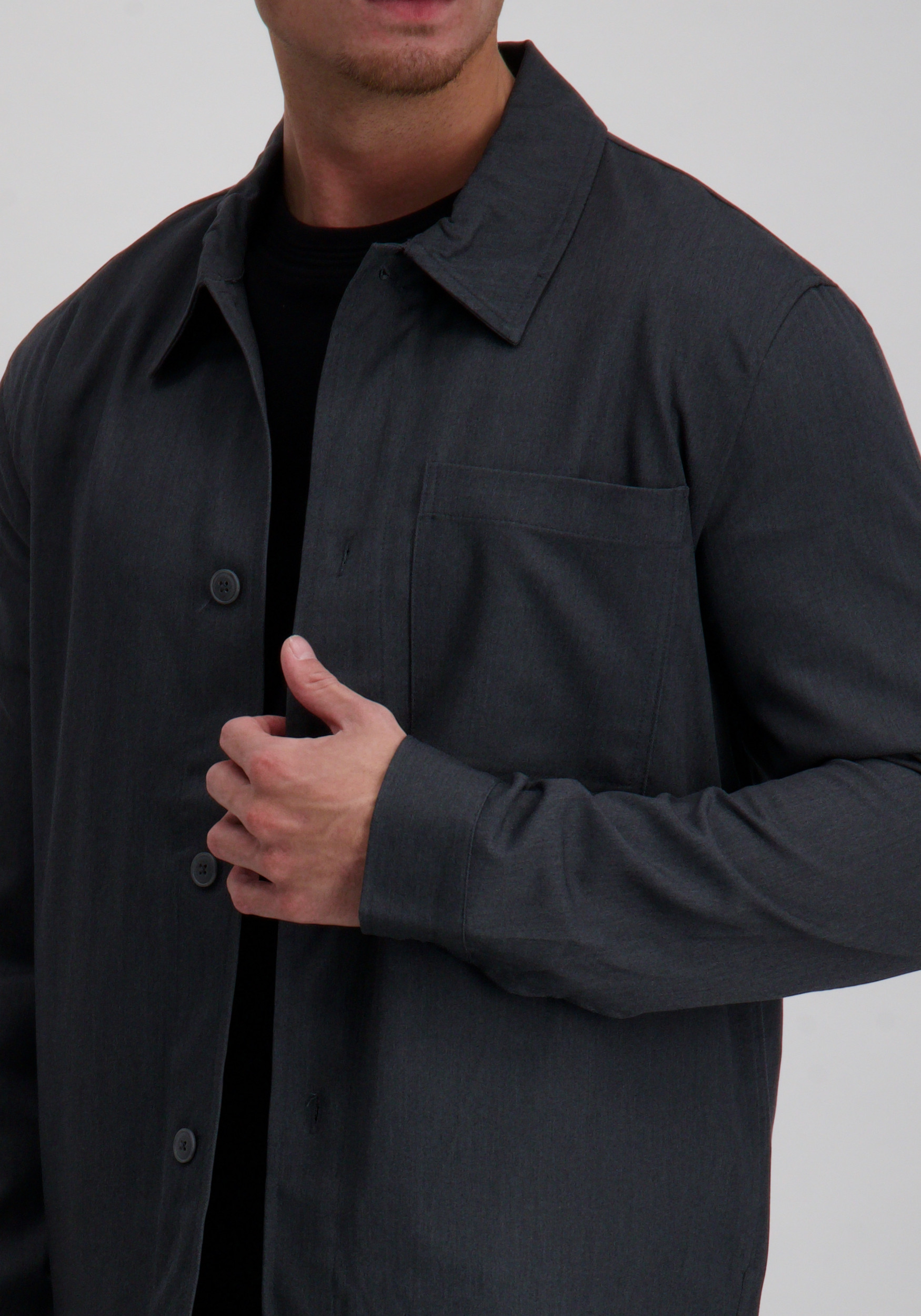 ONLY & SONS Overshirt Miro 22034289 Donker Grijs