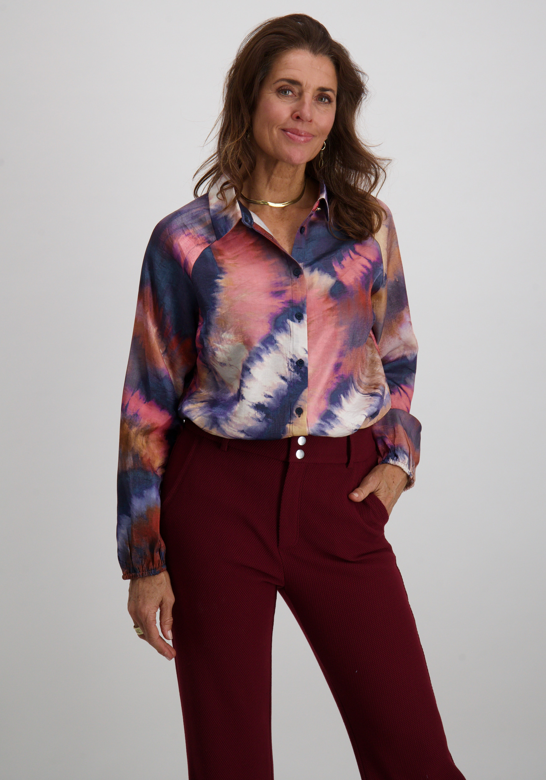 Tramontana Blouse Tie Dye Frost C29-18-301 Multi