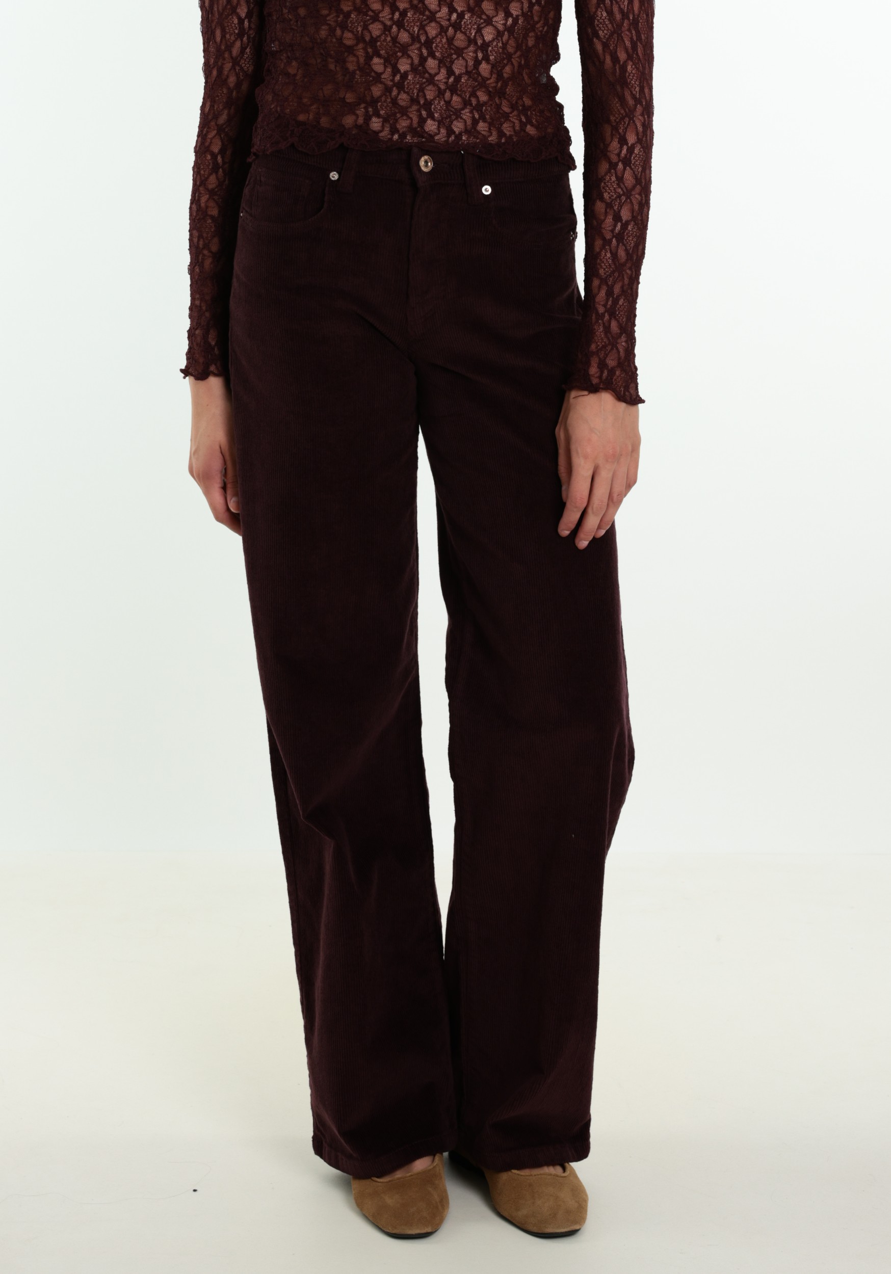 ONLY Broek Hope 15263179 Donker Paars