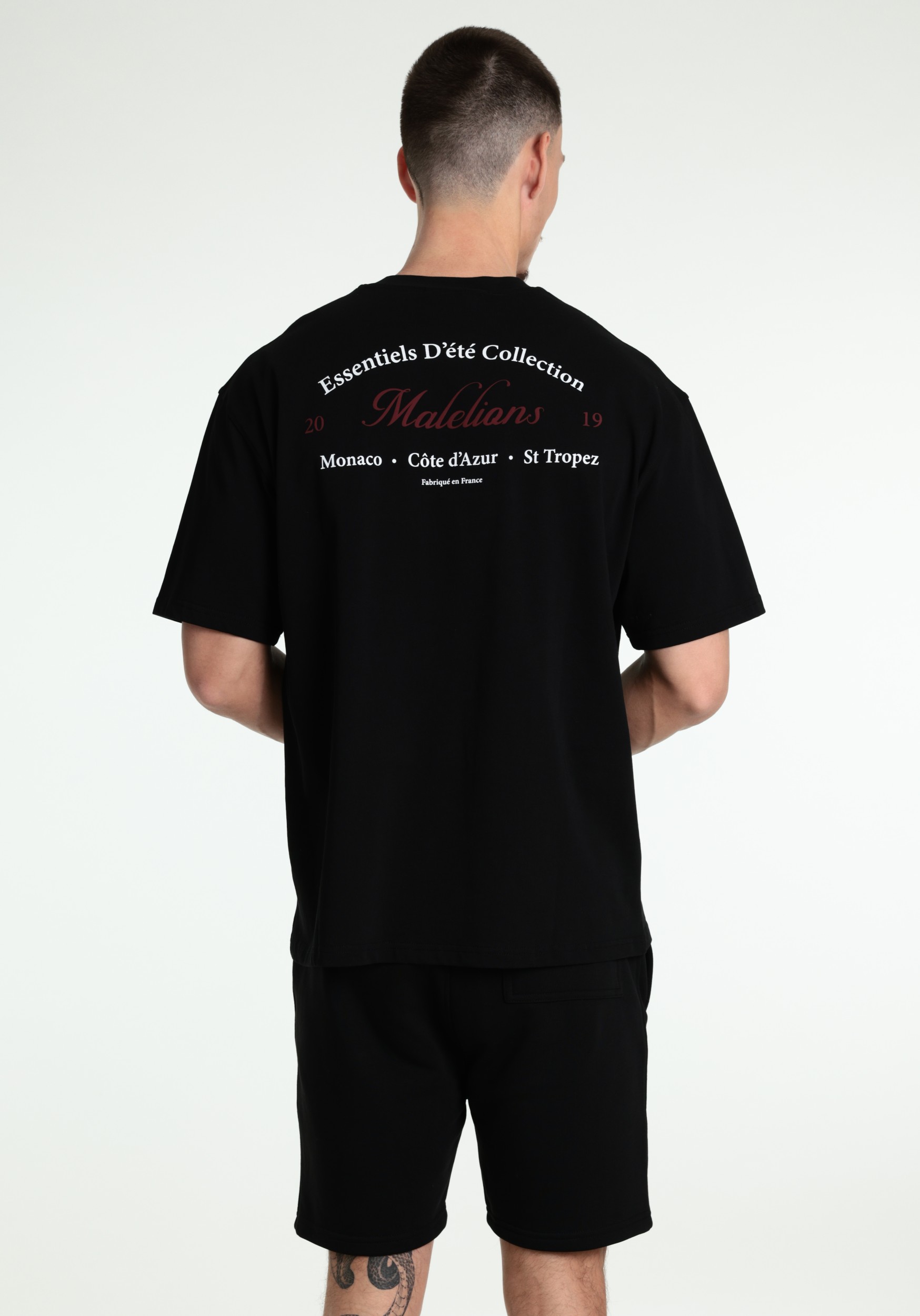 Malelions T-shirt Marina MMA40026075 Zwart