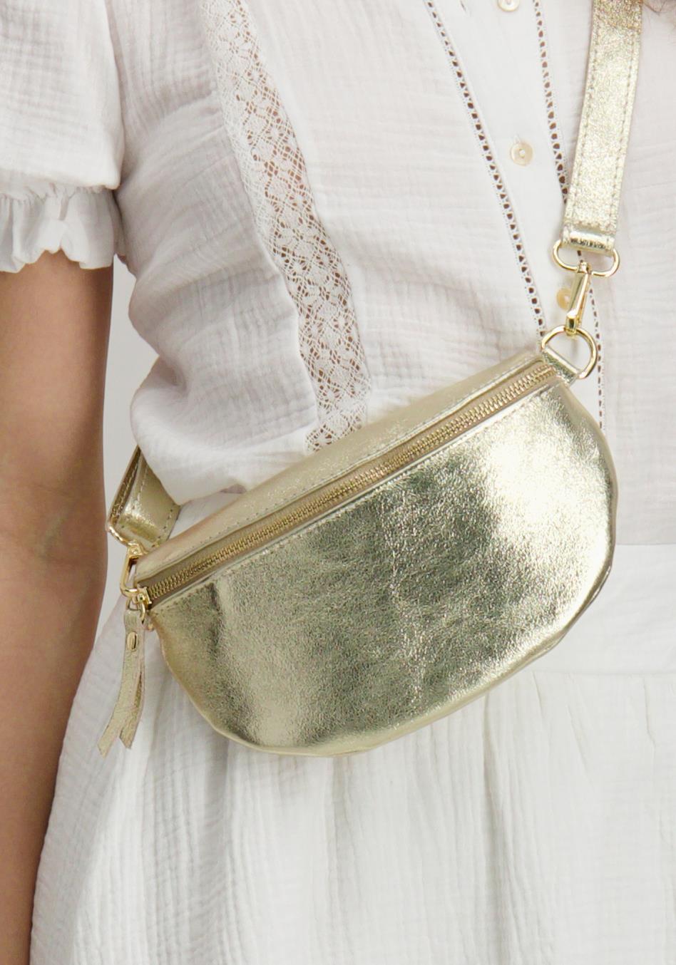 Baggyshop B.V. Tas Funny Metallic RL-0774-GOLD Goud