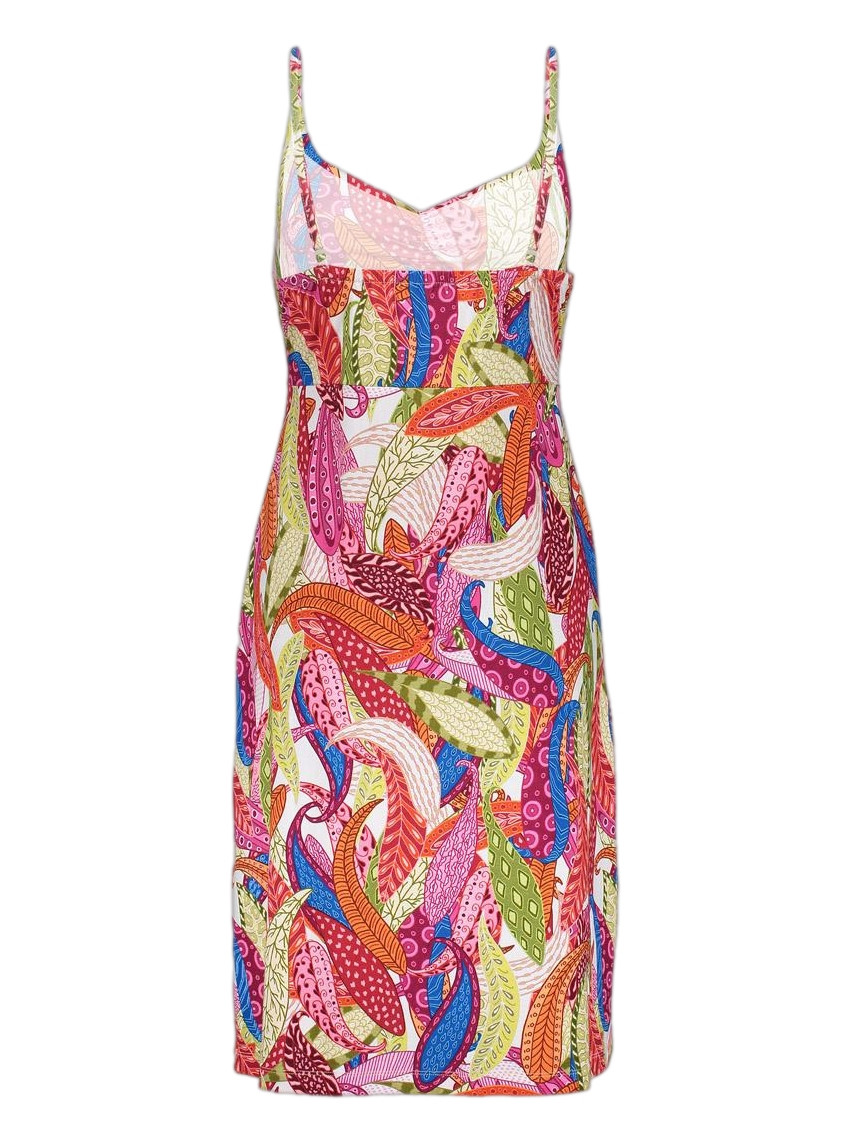 Geisha Jurk all-over print 67420-60 NOA Oranje