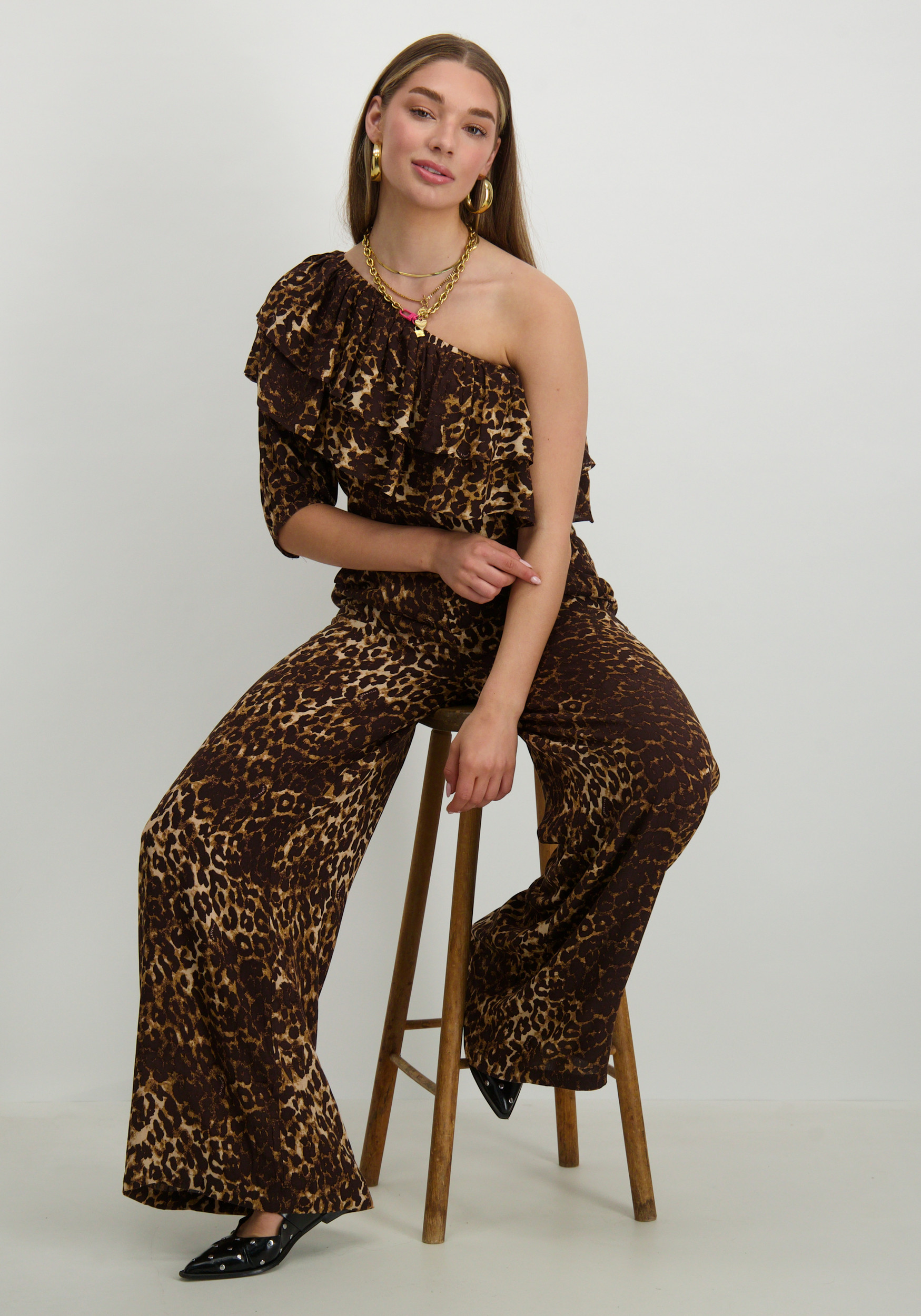 Harper & Yve Top Rosie HS25J400 Bruin