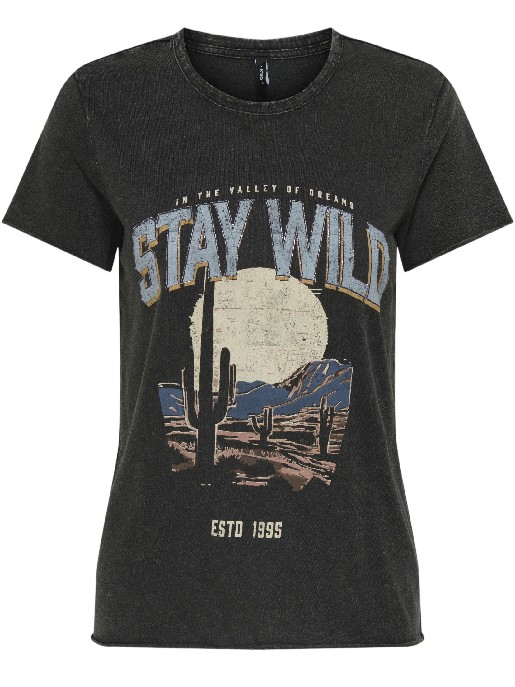 Only T-shirt Lucy 15215721 Licht Grijs