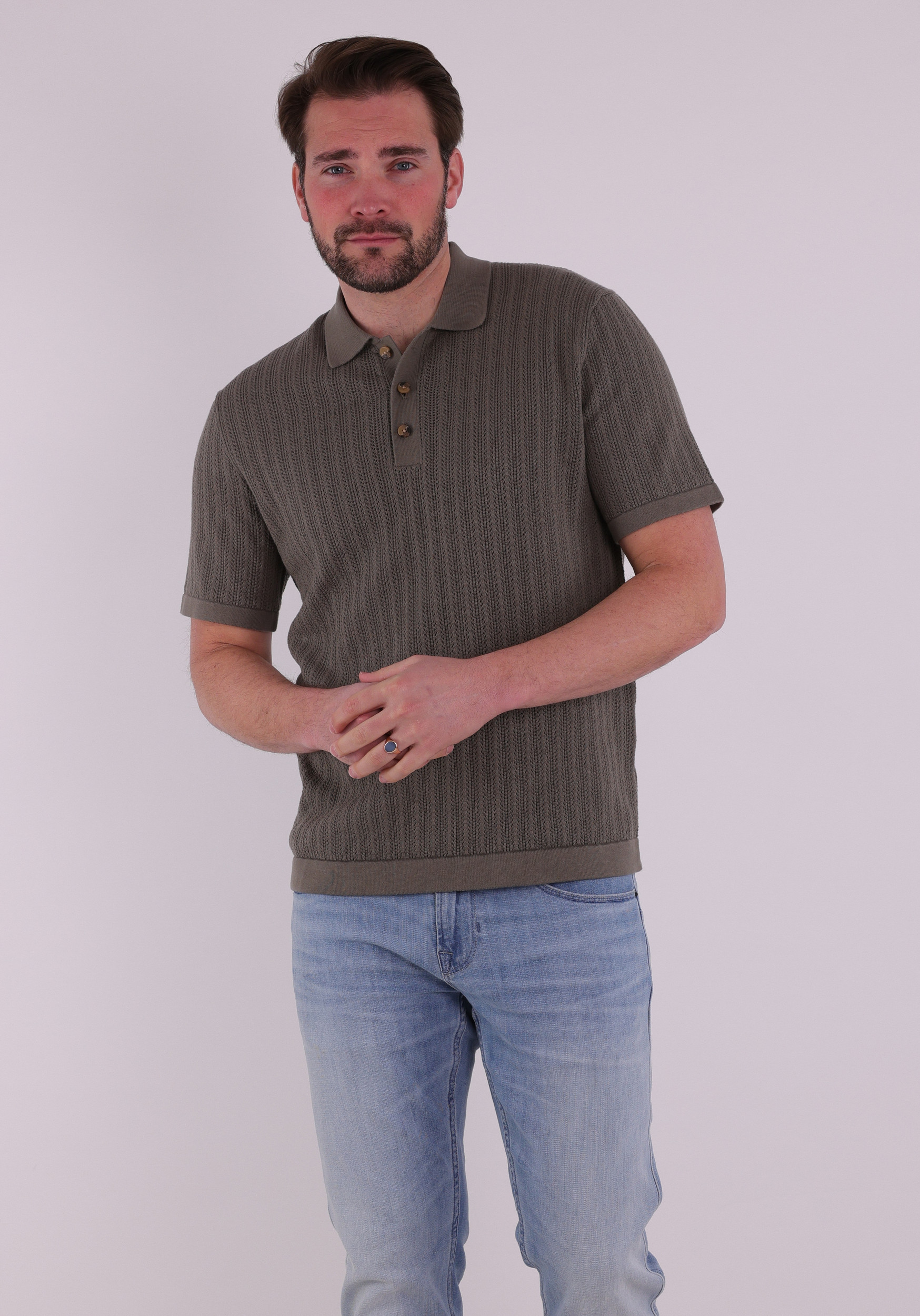 ONLY & SONS Polo Moon 22032760 Leger Groen