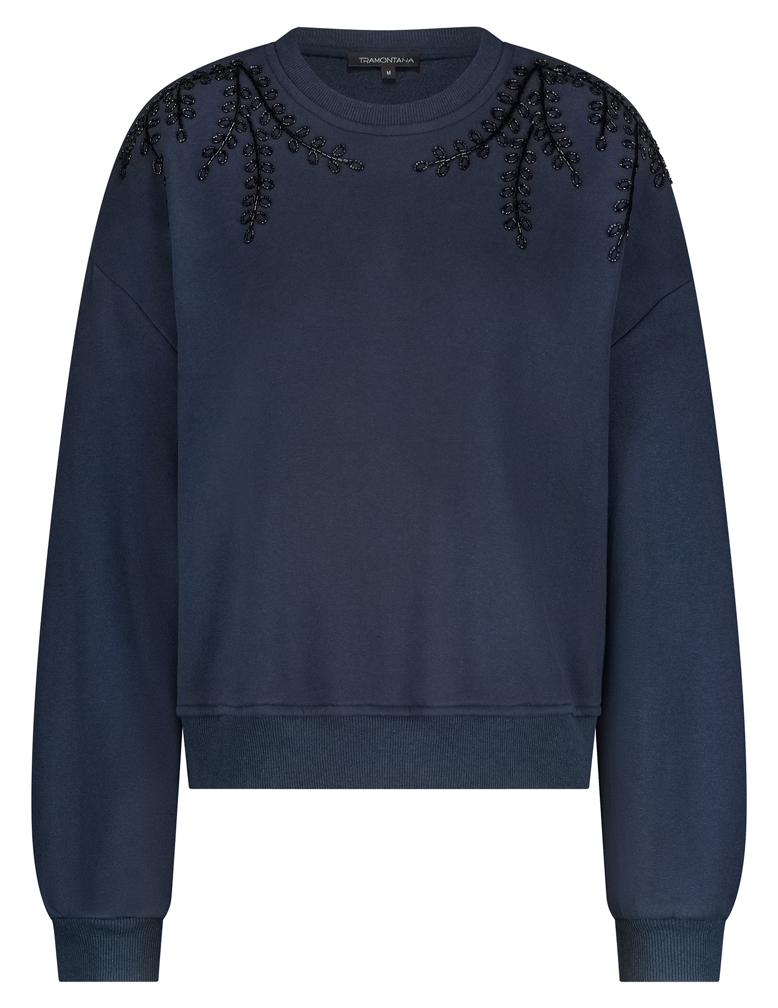 Tramontana Sweater Beaded C19-18-602 Donker blauw