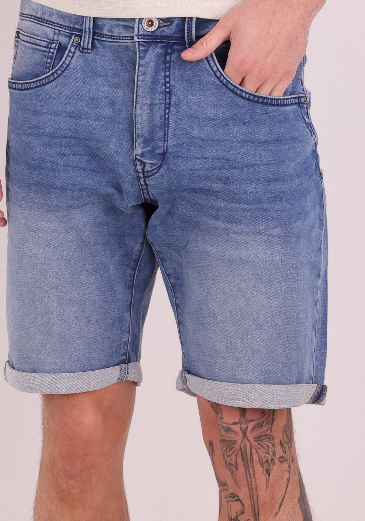Petrol Denim short M-ROS-SHO001 Kobalt