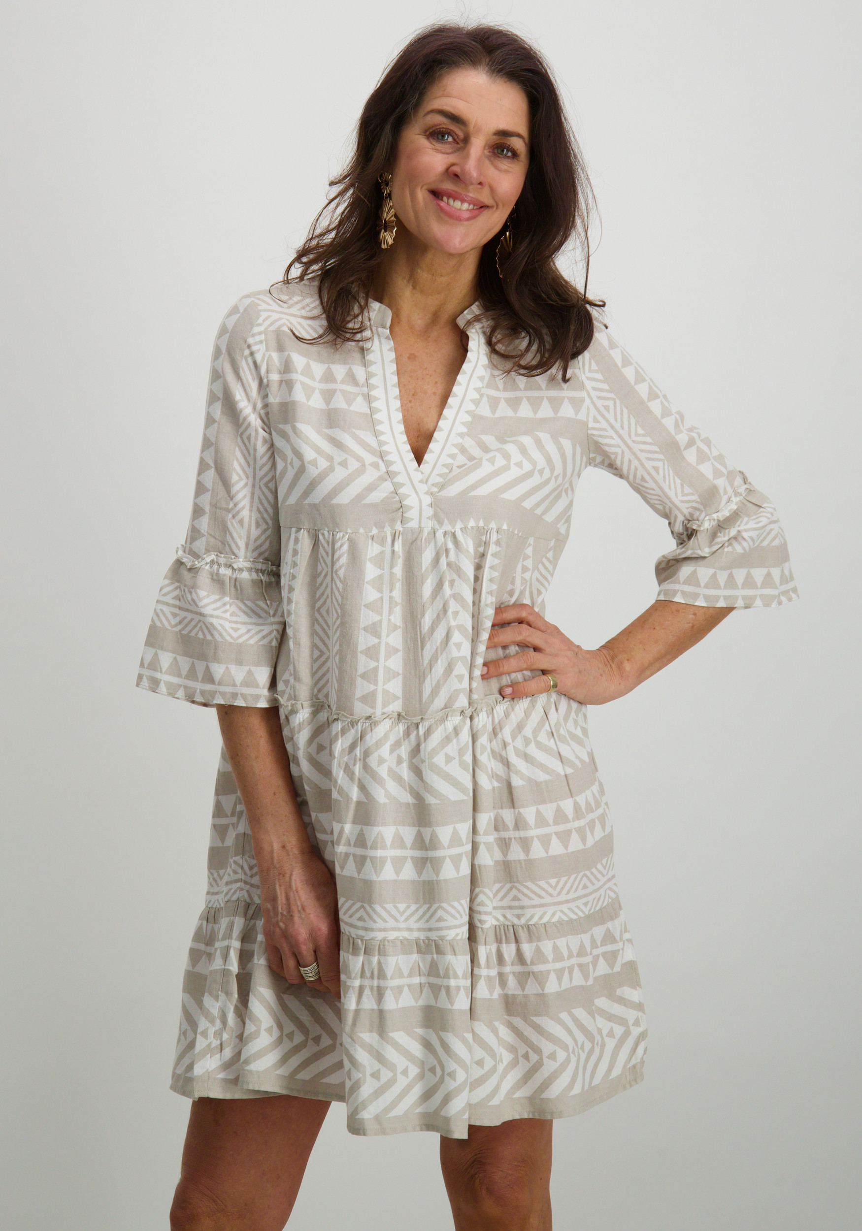 Vero moda Jurk Dicthe 10225127 Licht grijs