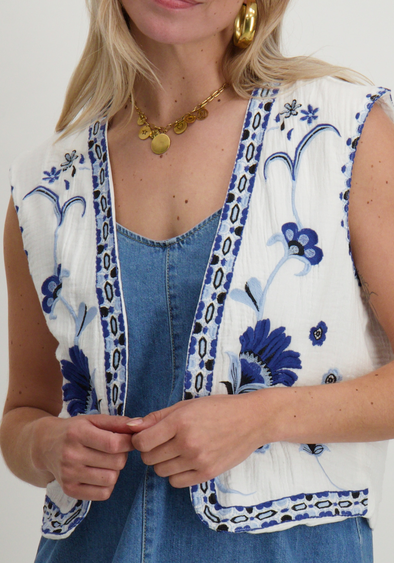 Only Gilet Thyra 15320211 Wit